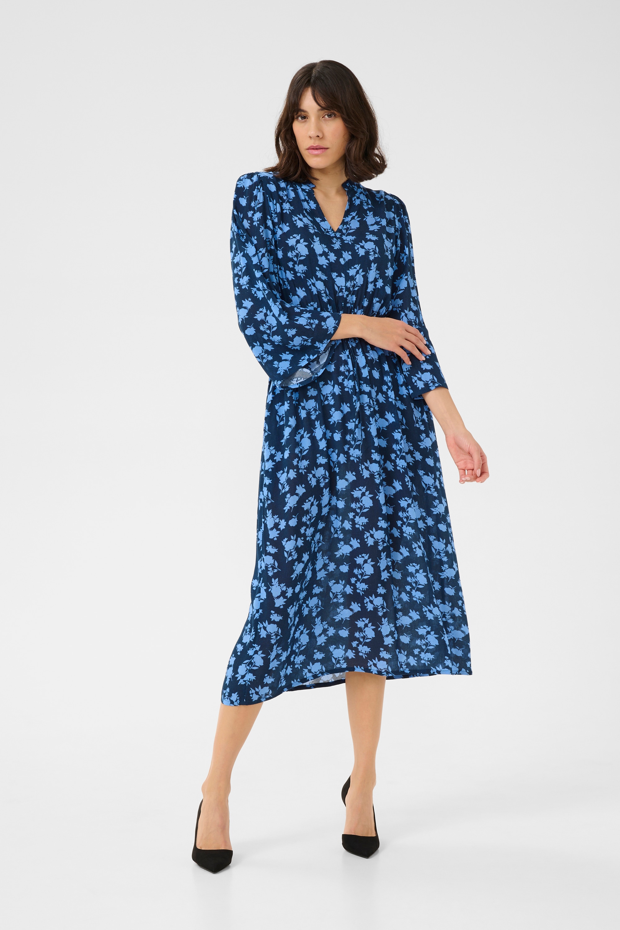 KAFFE Midikleid »Kleid KAamber«