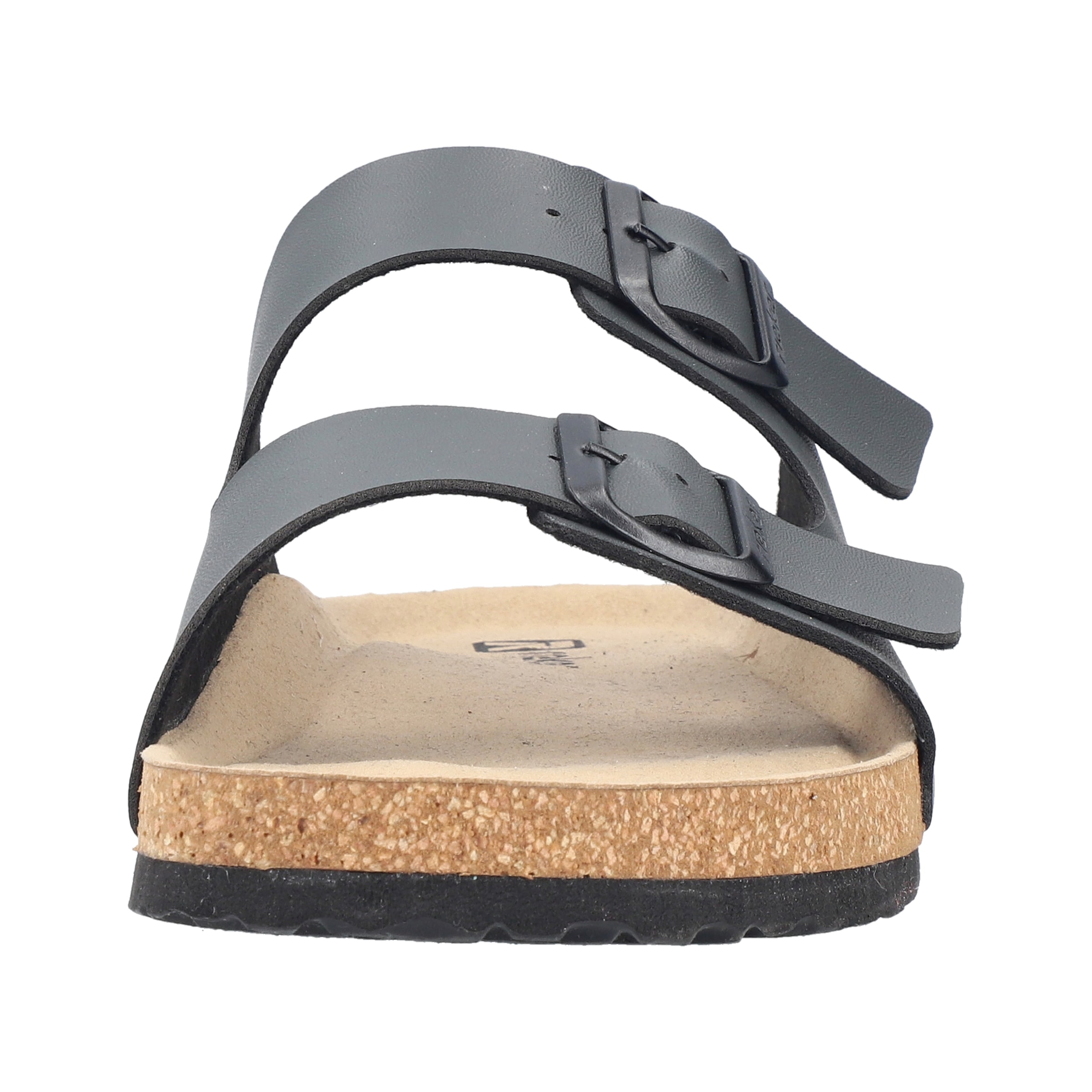 Rieker Pantolette  Sommerschuh, Schlappen, Hausschuh, mit zwei Schnallenverschlüssen