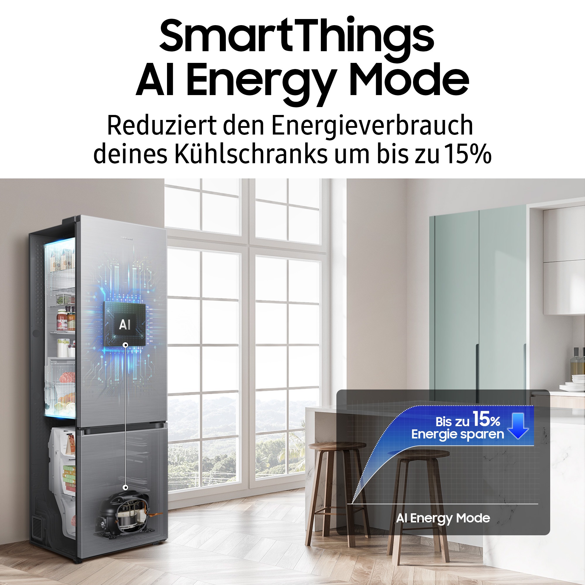 Samsung Kühl-/Gefrierkombination »RB38C7AGWS9«