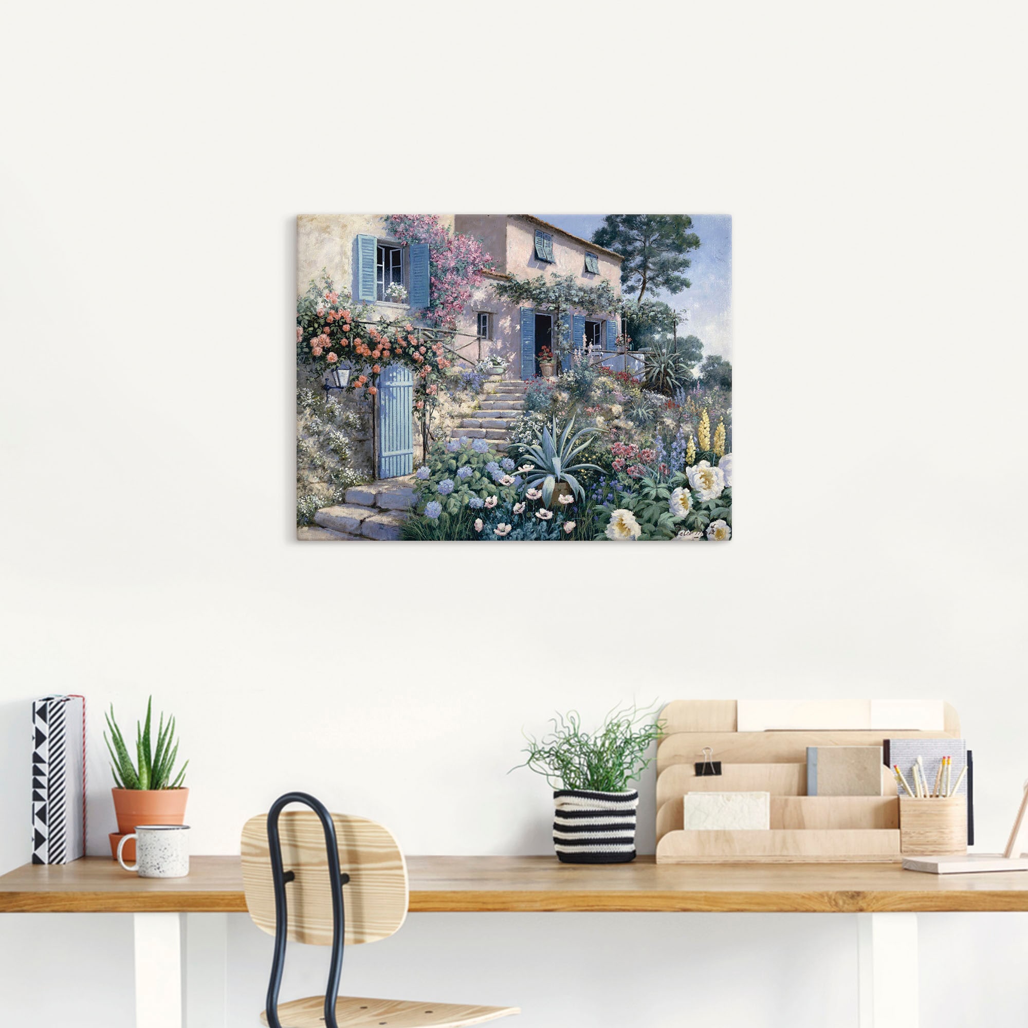Artland Wandbild »Stufen zum«, Garten, (1 St.), als Leinwandbild, Poster, Wandaufkleber in verschied. Größen