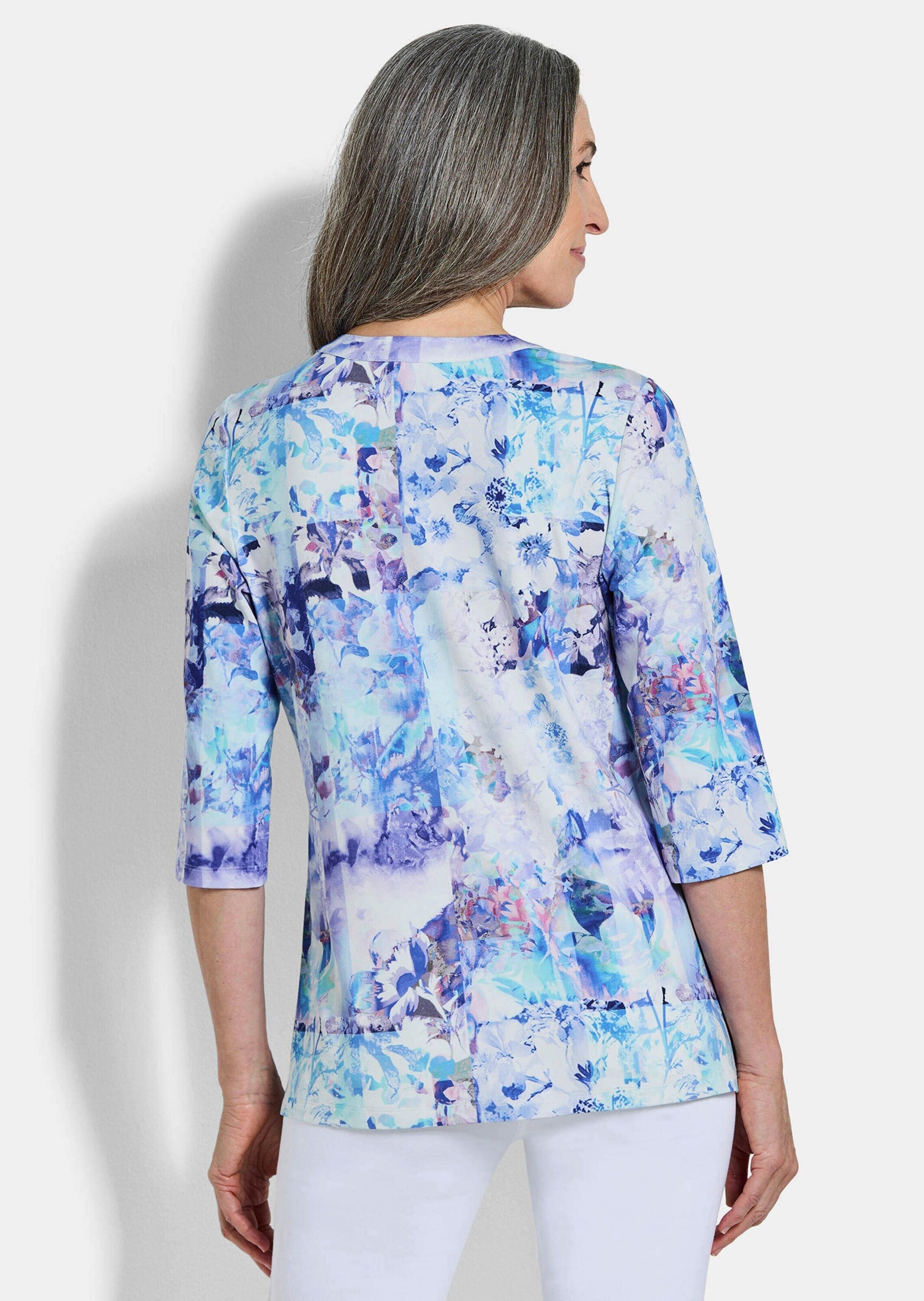 GOLDNER Tunika »Sommertunika mit Biesen« stretchbequemer Viskosejersey