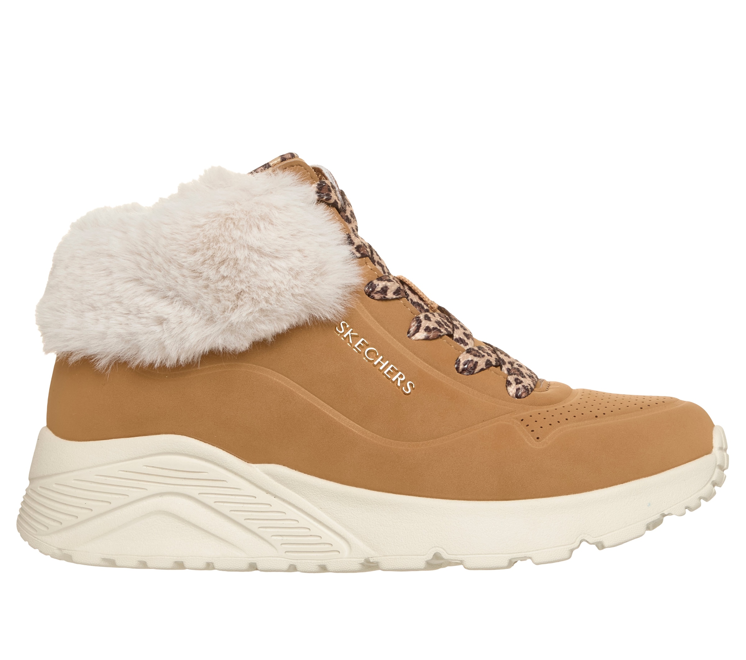 Skechers Winterstiefel »UNO LITE«  Winterboots mit Fellimitat, Größenschablone zum Download