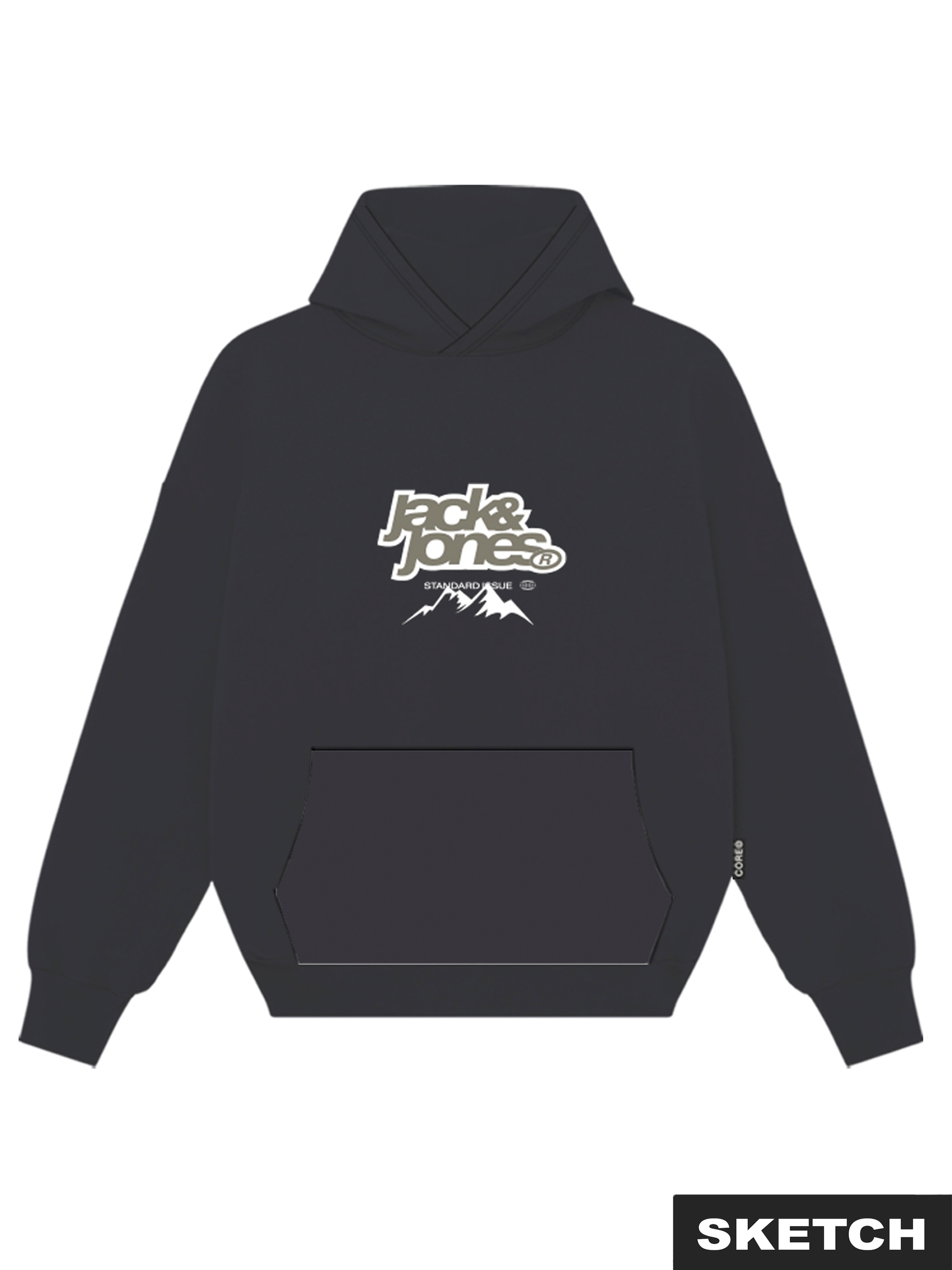 Jack & Jones Junior Kapuzensweatshirt »JCOFLARE FRONT SWEAT HOOD FST JNR«
