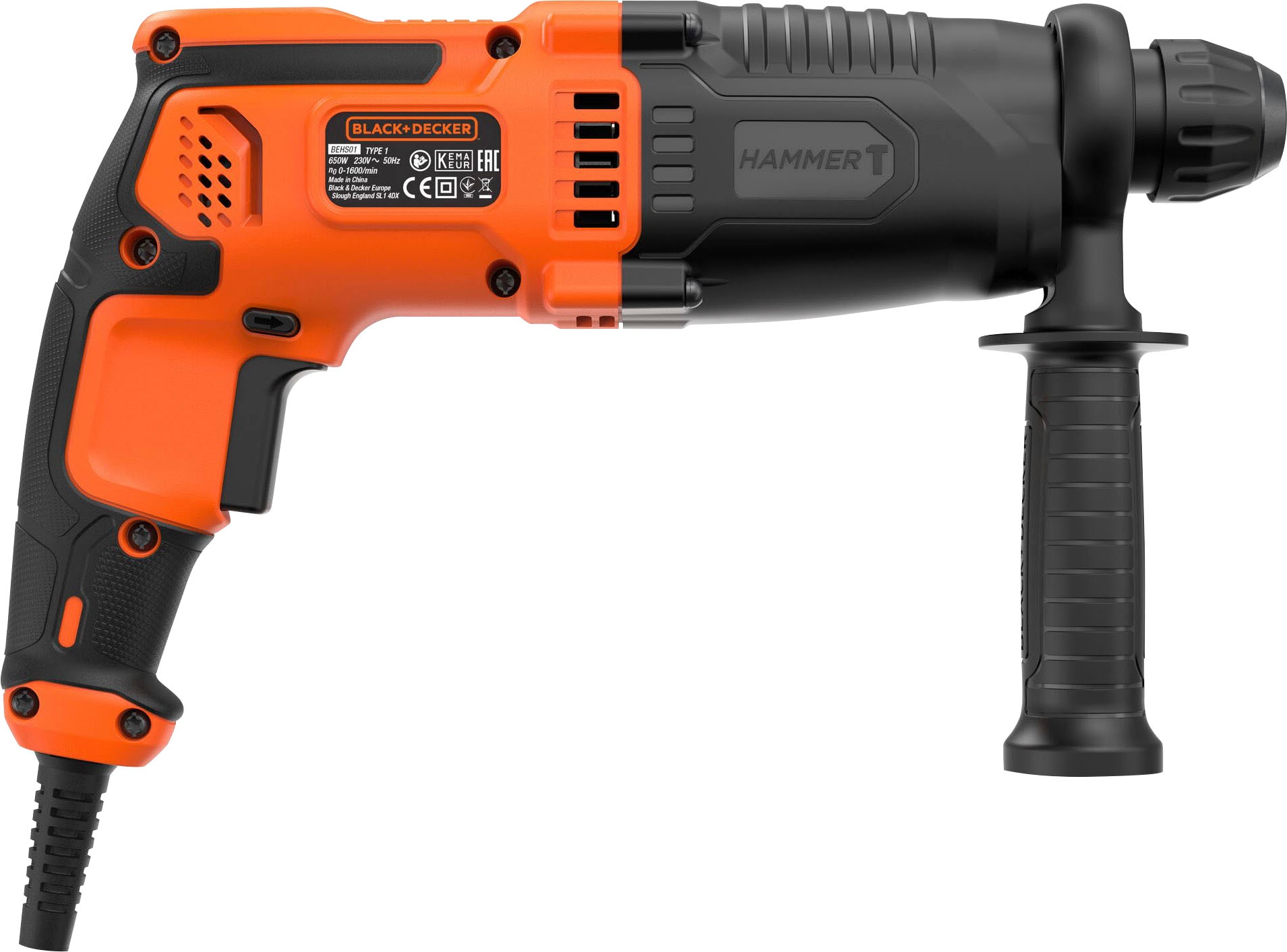 Black + Decker Kombihammer »BEHS01K«, (8 tlg.)