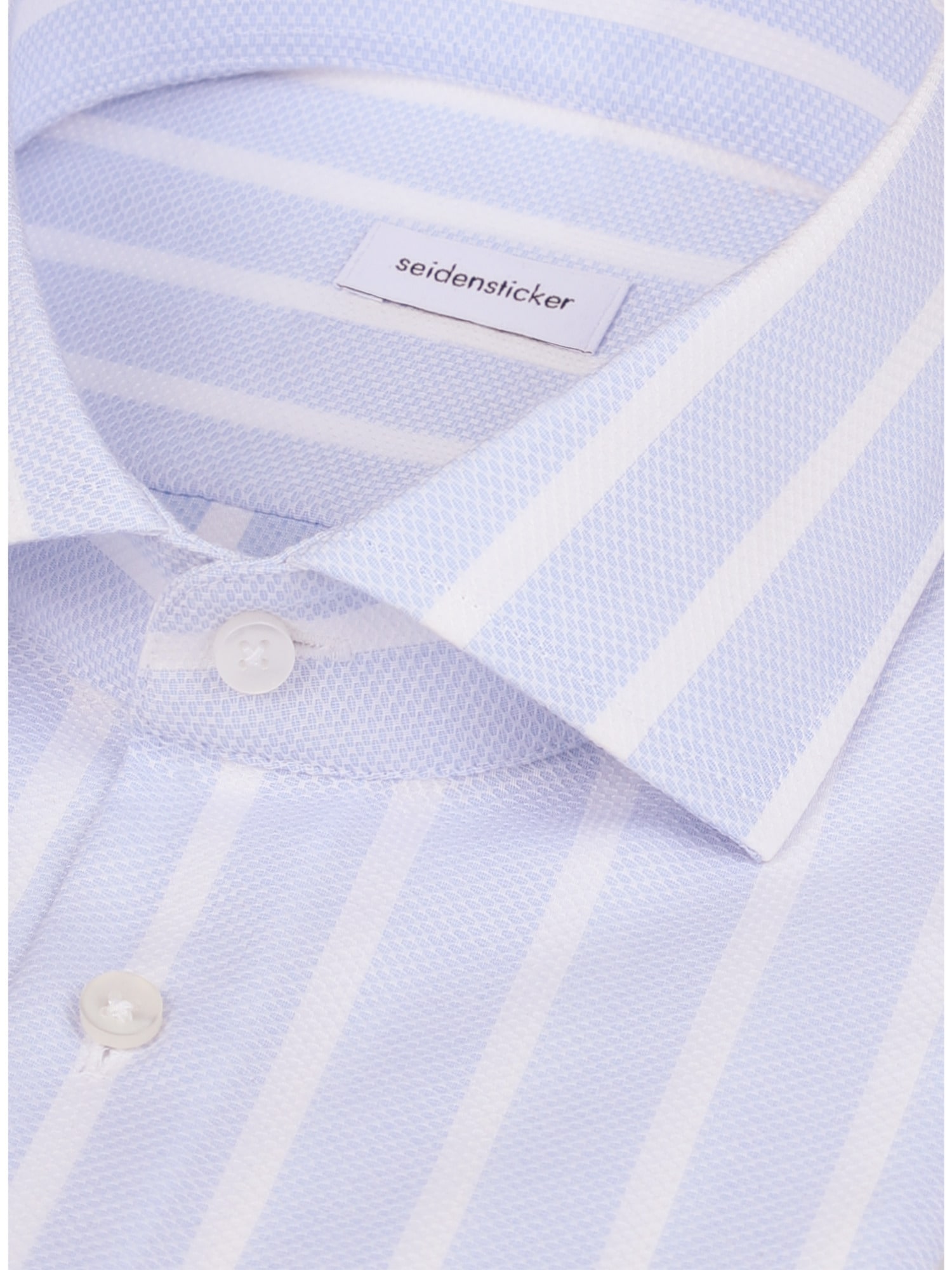 seidensticker Businesshemd »Schwarze Rose« Slim 1/1 Kentkragen Gestreift