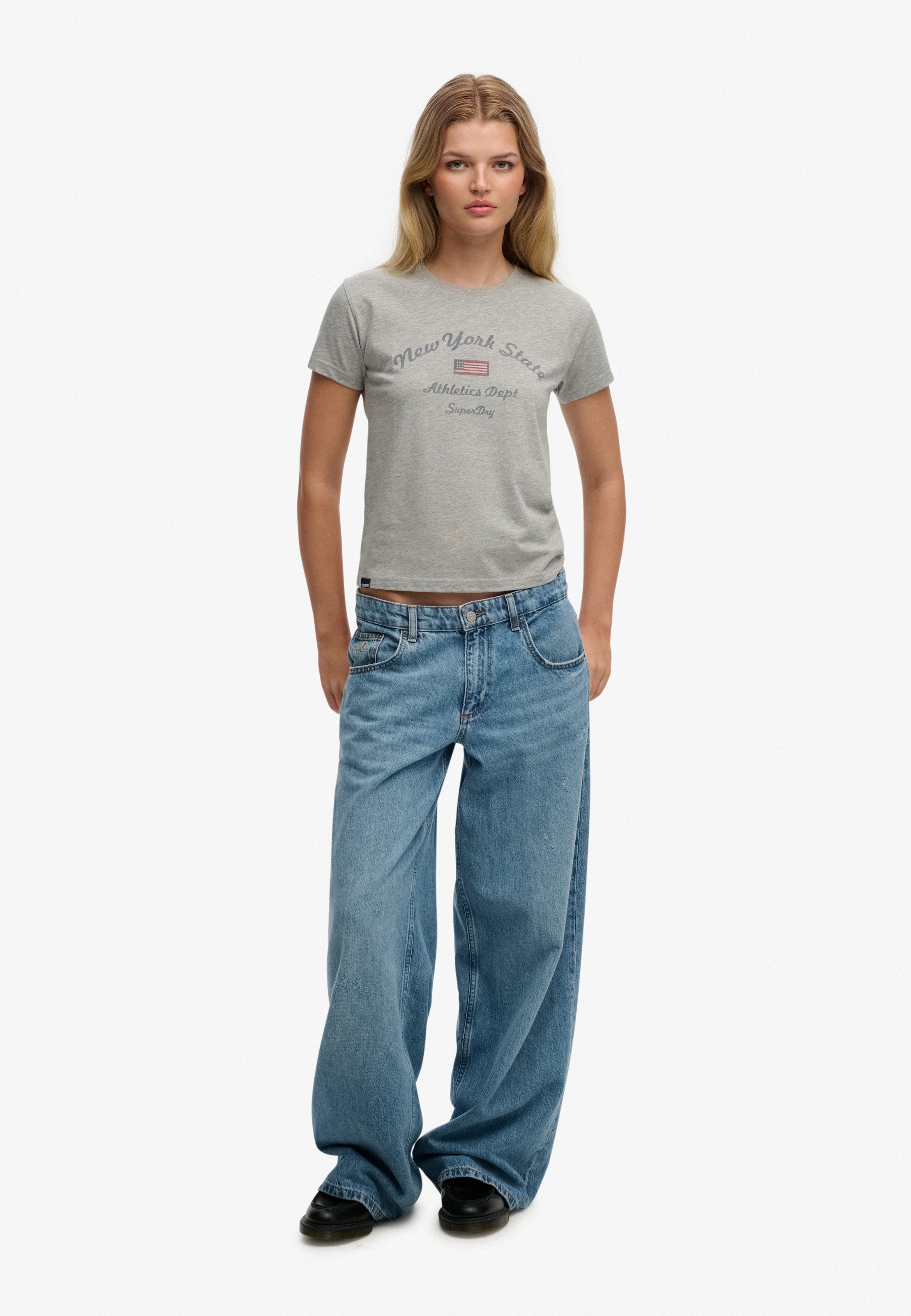 Superdry Print-Shirt »ATH ESS FITTED GRAPHIC TEE«