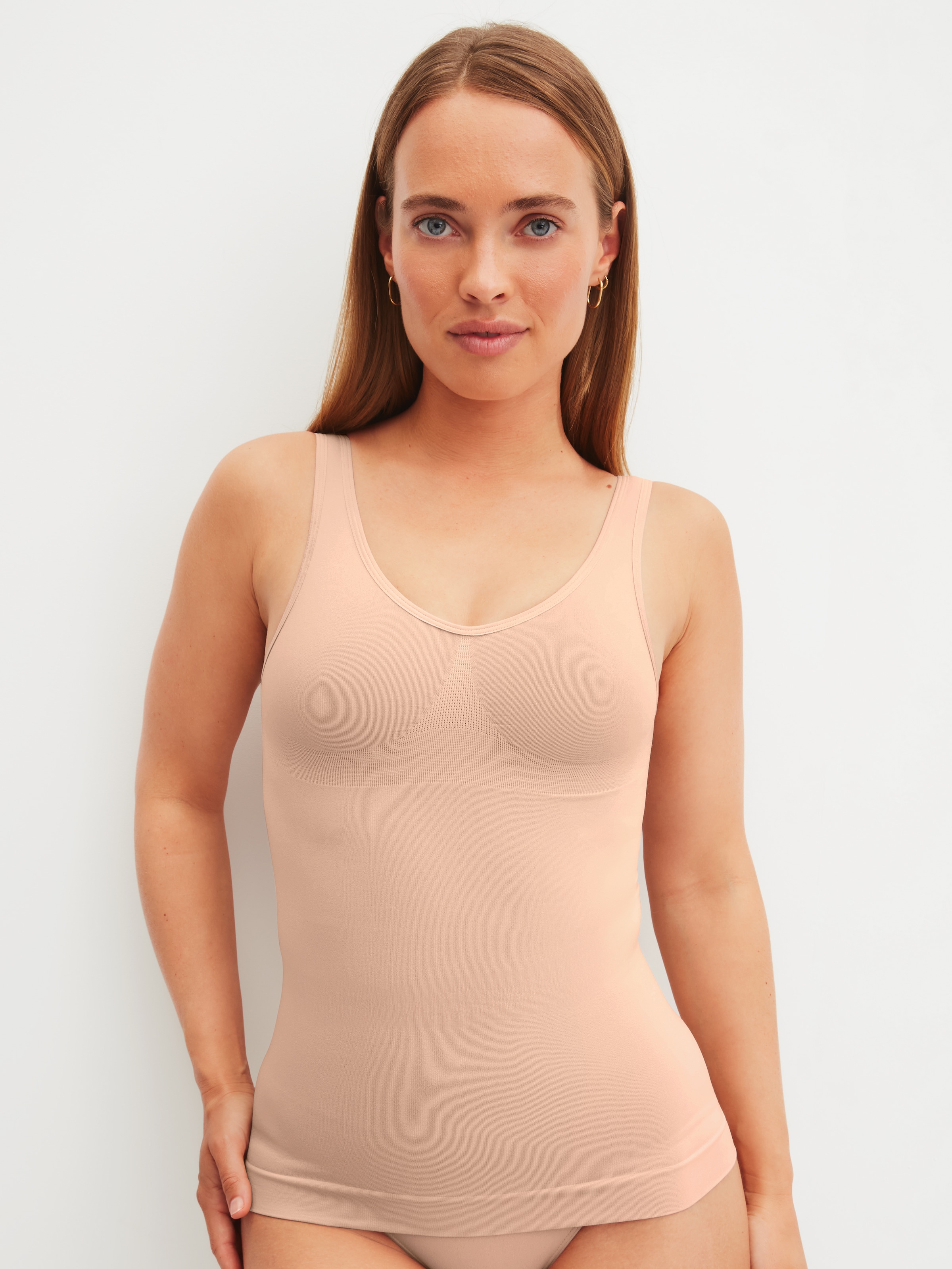 CALIDA Tanktop »Seamless Shape« leichter Shape-Effekt, Single-Jersey Qualität