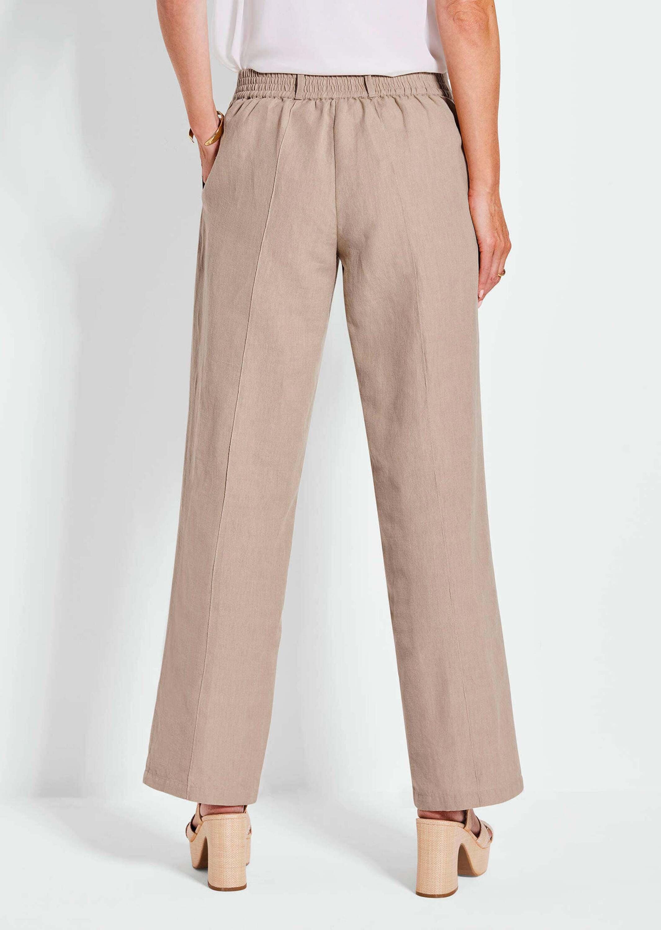 GOLDNER Stoffhose »Sommerhose VERA mit weitem Bein«