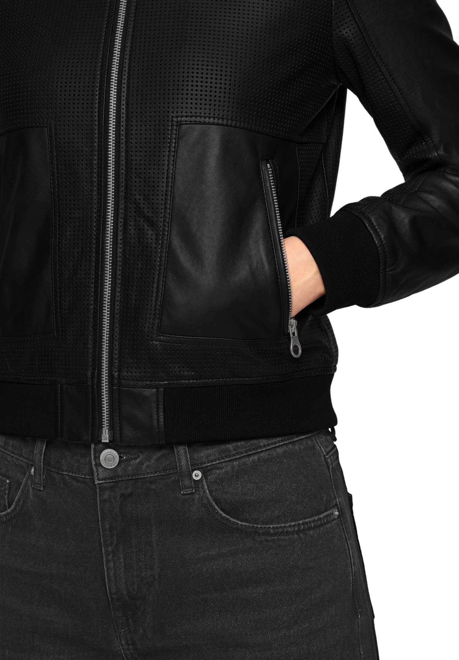 Amber & June Sommerjacke »Übergangsjacke mit Kragen«