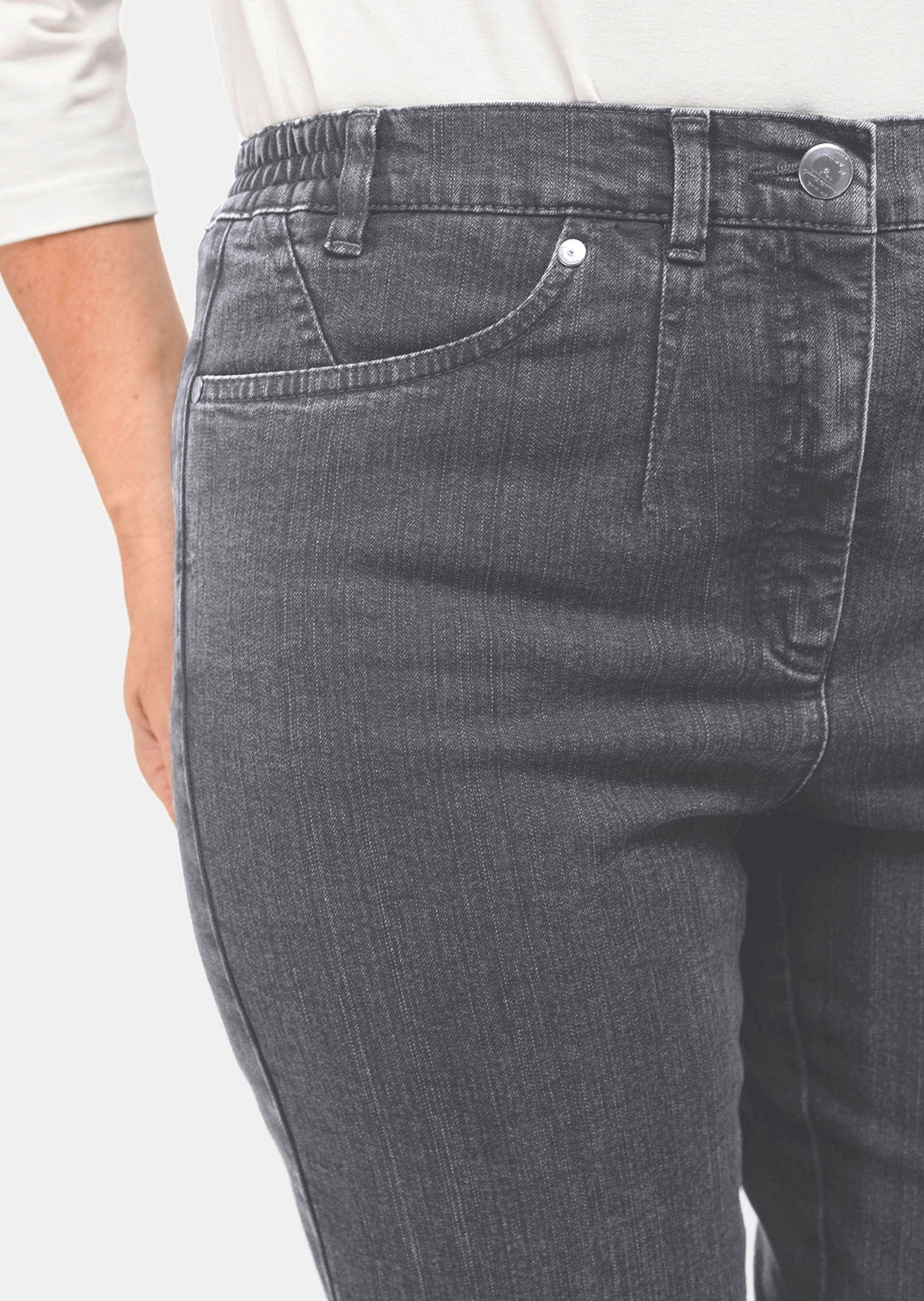 GOLDNER Regular-fit-Jeans »Kurzgröße Schlichte Jeanshose ANNA«