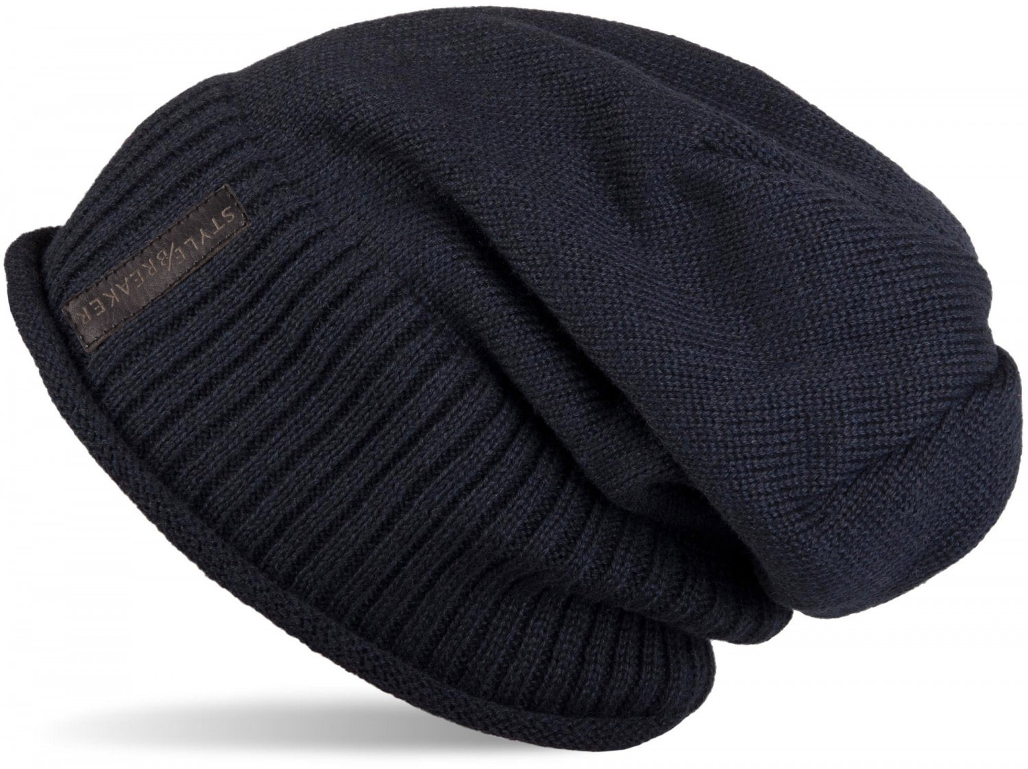 styleBREAKER Strickmütze »Feinstrick Beanie mit Teddyfleece« 1 Stk.
