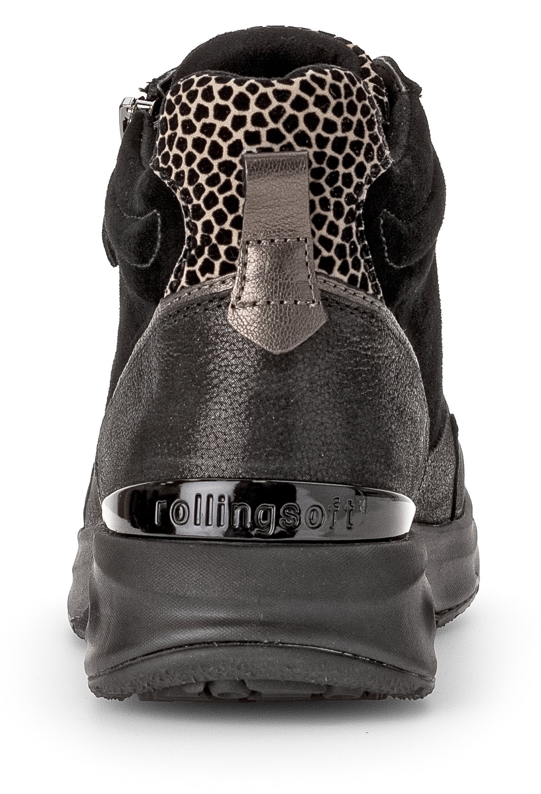 Gabor Rollingsoft Keilsneaker, Freizeitschuh, Schnürschuh, Schnürboots mit herausnehmbarem Fußbett