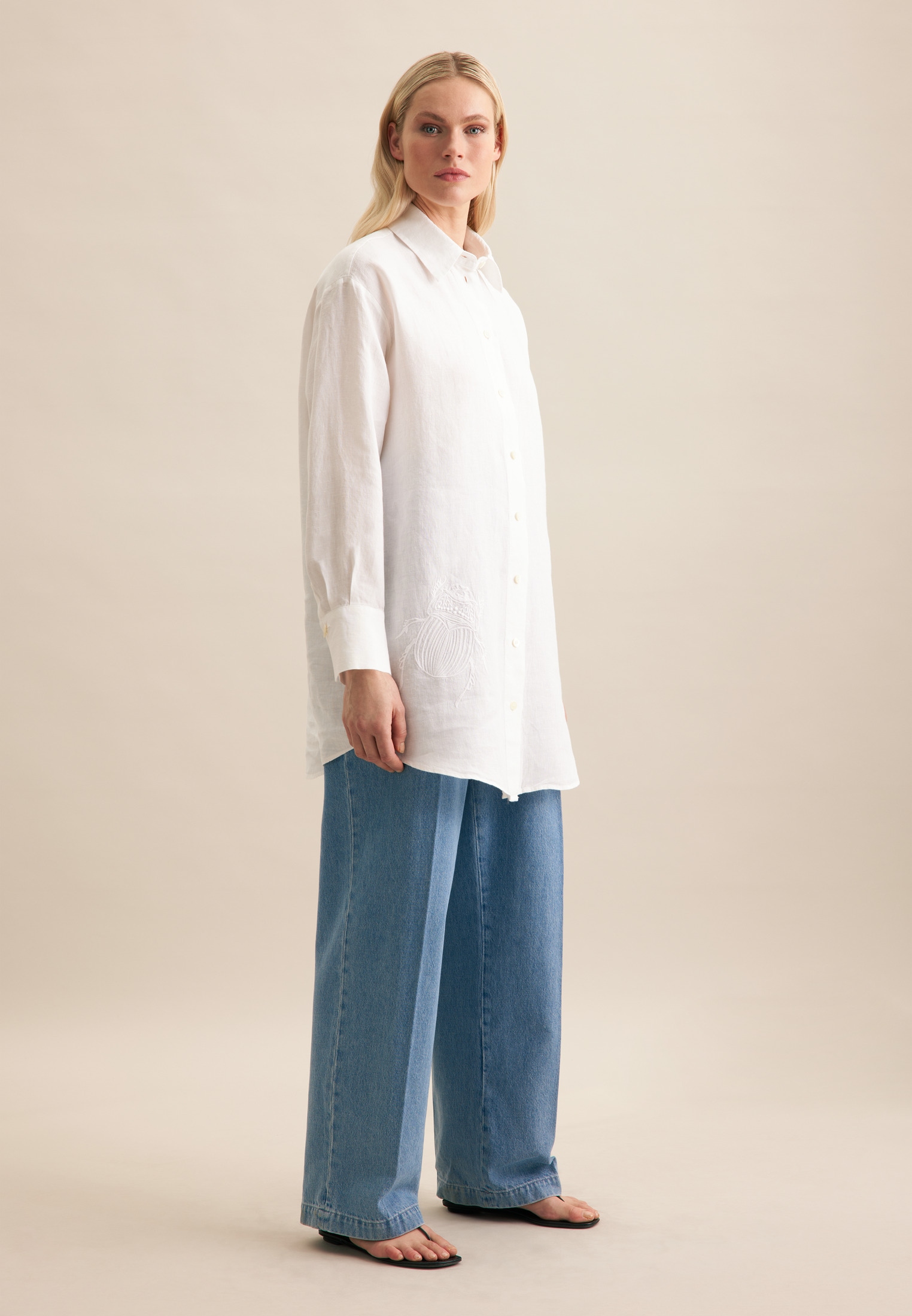 seidensticker Hemdbluse »Schwarze Rose« 1/1 Uni