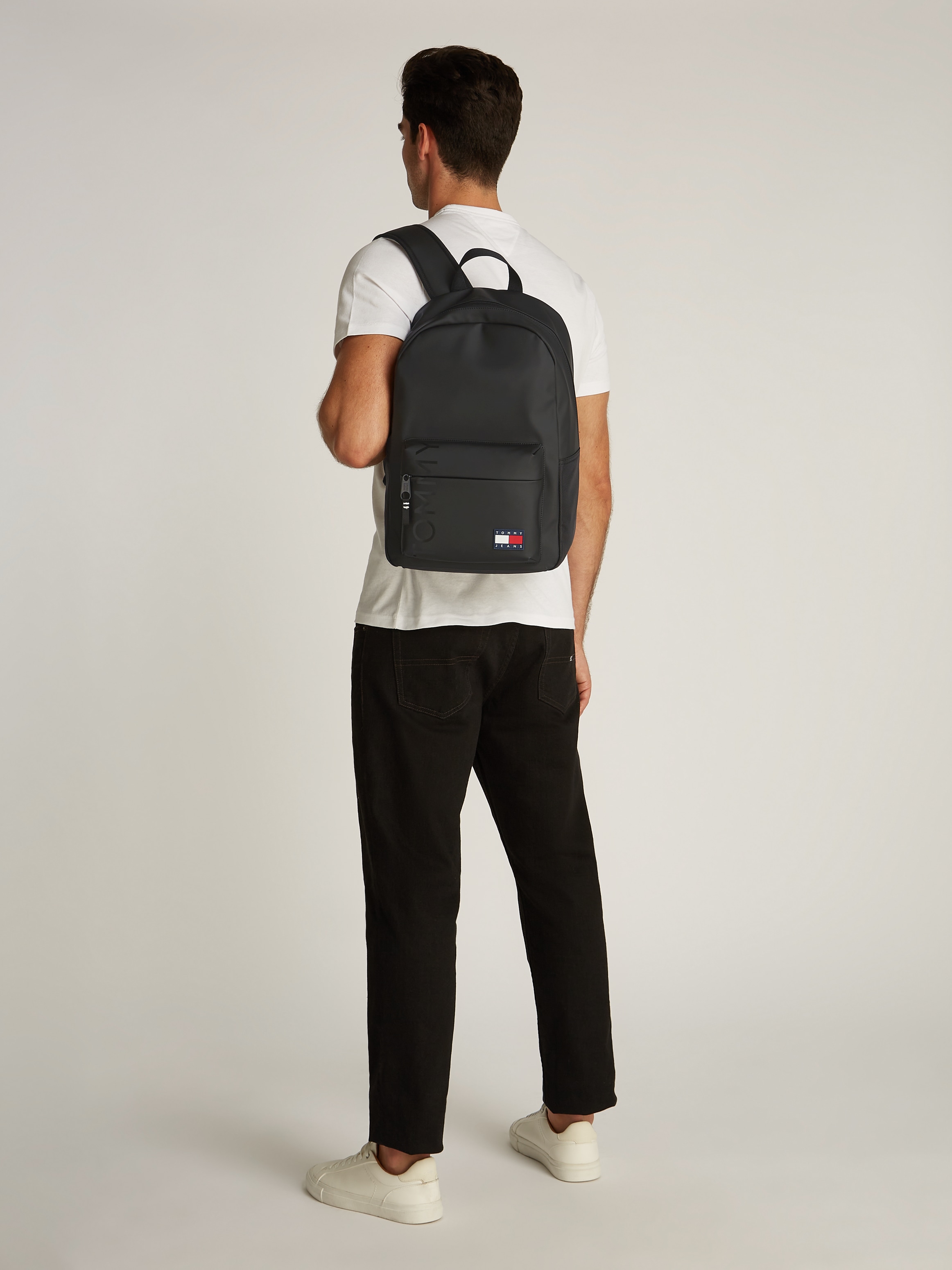 Tommy Jeans Rucksack »TJM DAILY + DOME BACKPACK«, Reise, Men Freizeitrucksack, Freizeit-Bag mit Tragegriff