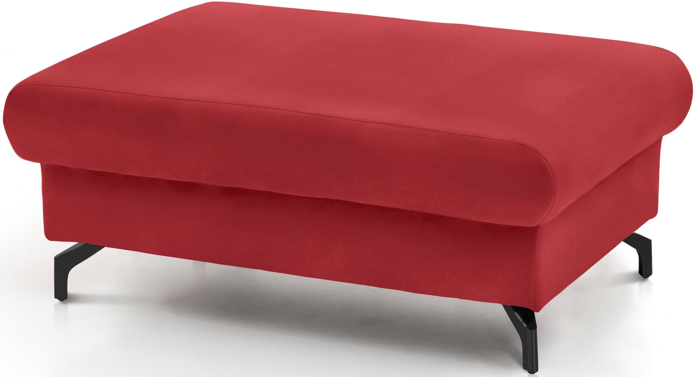 COTTA Polstergarnitur »Komaris L-Form«, (Set), Set bestehend aus: Ecksofa mit Kopfteilverstellung & Hocker
