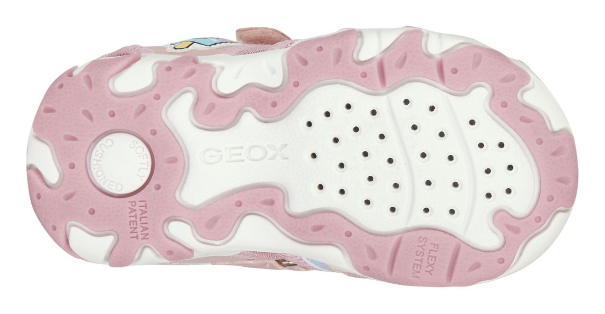 Geox Sandale »B SANDAL FLAFFEE GIR«, Sommerschuh, Klettschuh, Sandalette, mit Eis-Motiv an der Seite