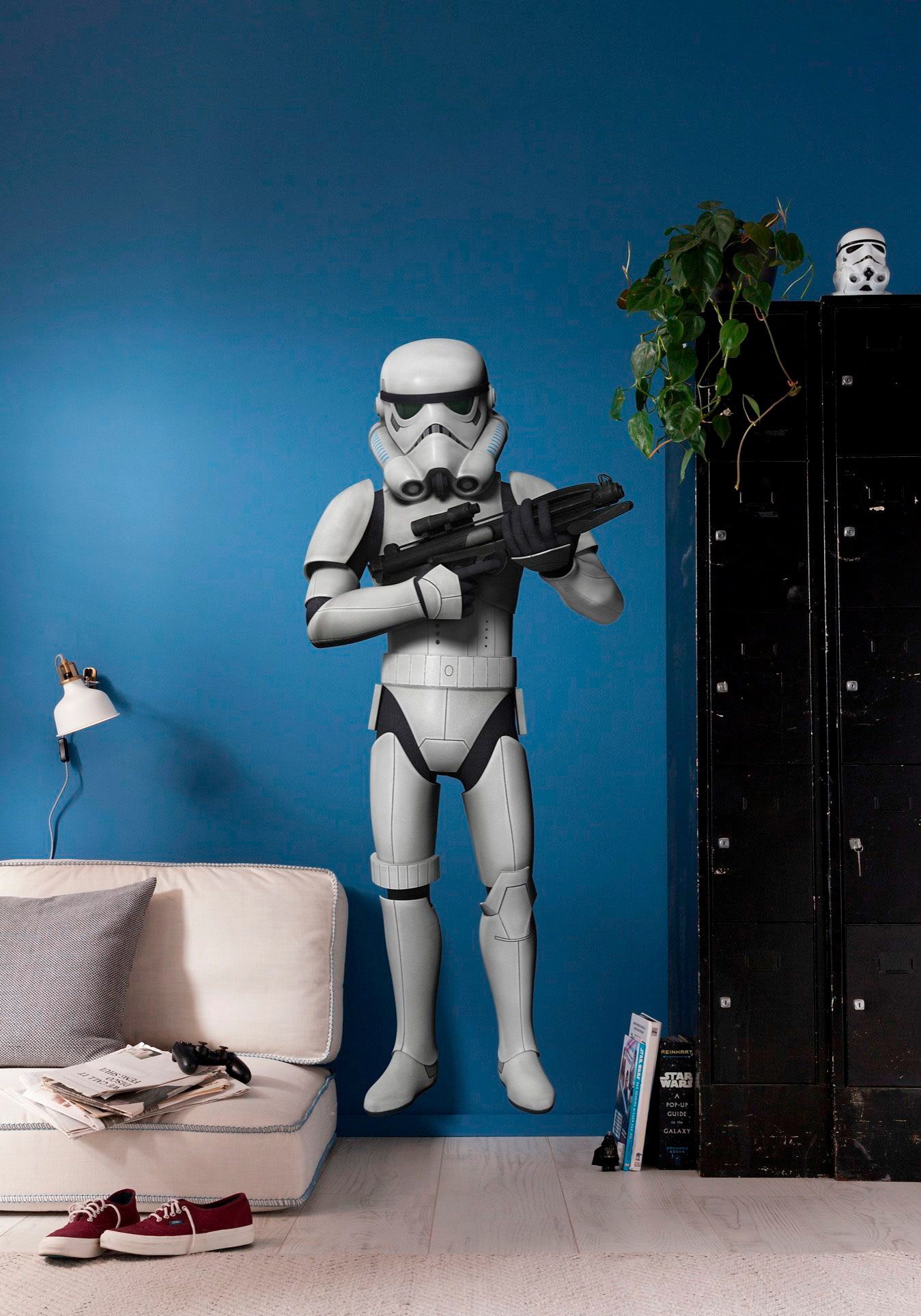Komar Wandtattoo »Star Wars Stormtrooper«, (4 St.), 100x70 cm (Breite x Höhe), selbstklebendes Wandtattoo
