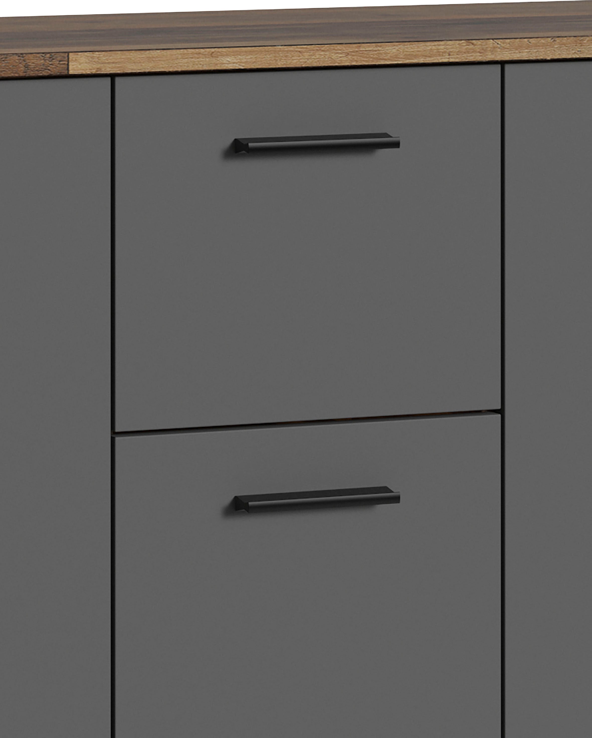 INOSIGN Kommode »Ben«, Breite 153 cm, mit 3 Türen und Schubkästen