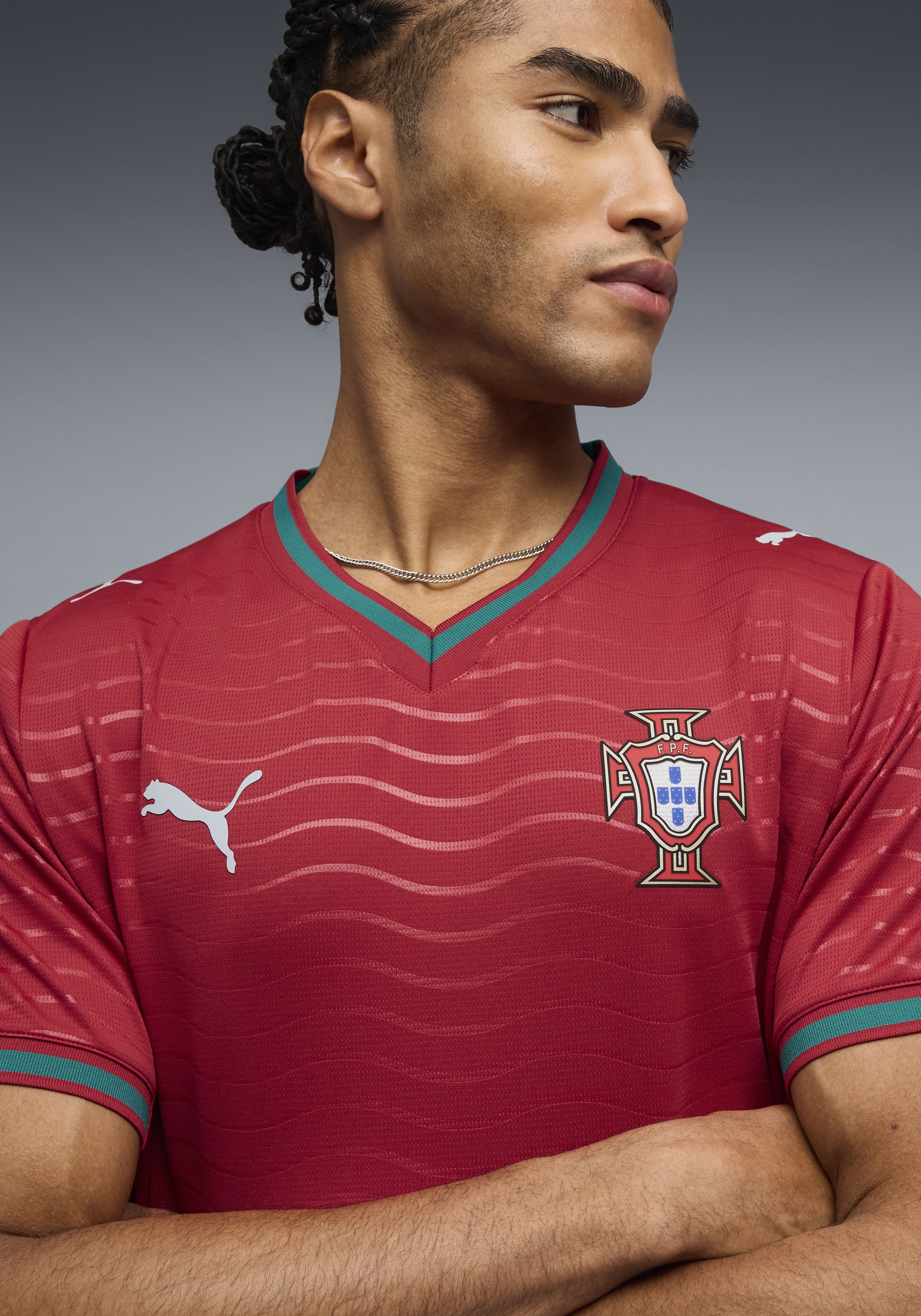 PUMA Fußballtrikot »FPF HOME JERSEY REPLICA« für Fußball, Kurzarm, mit Rundhalsausschnitt, DryCELL-Technologie