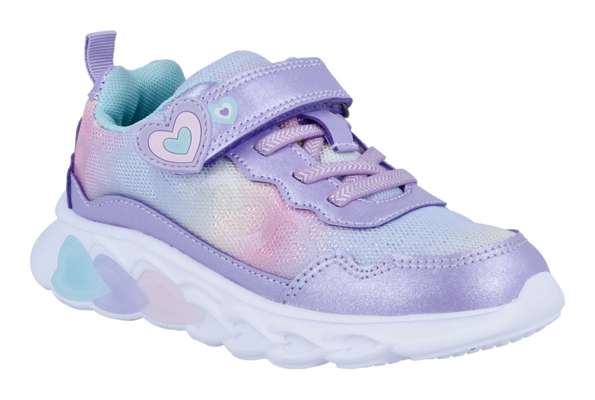 Richter Slip-On Sneaker »Stella (Blinki)«  Klettschuh, Blinkschuh, Größenschablone zum Download, mit WMS