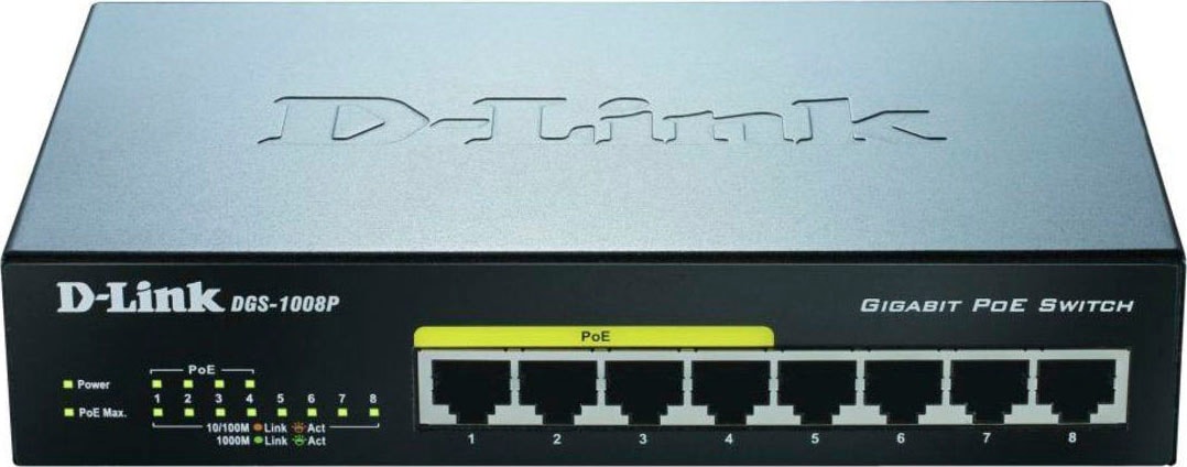 D-Link Netzwerk-Switch »DGS-1008P«