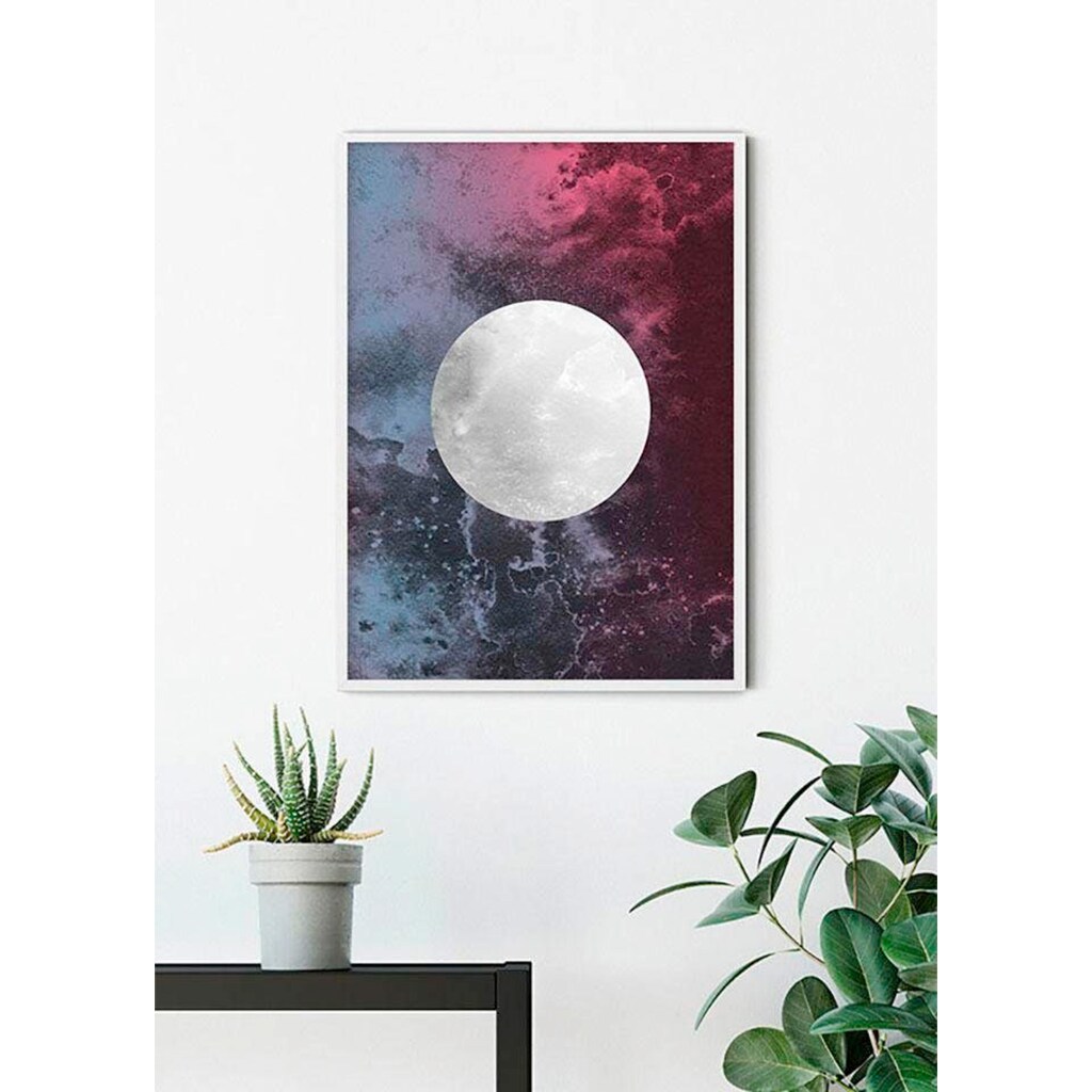 Komar Poster »Solum Luna«, Abstrakt, Höhe: 50cm