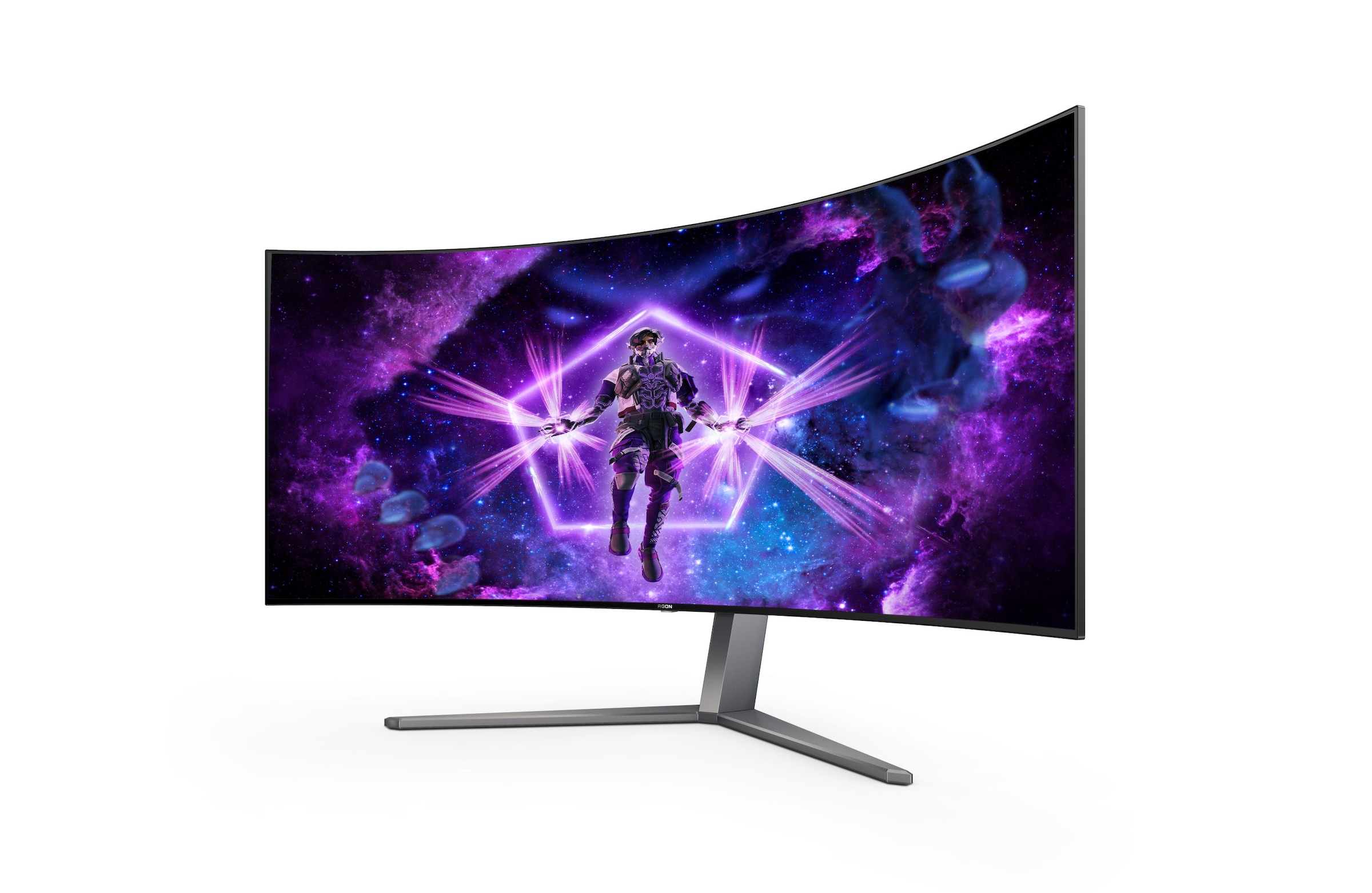 AOC Curved-Gaming-OLED-Monitor »AG456UCZD«, 113 cm/45 Zoll, 3440 x 1440 px, WQHD, 0,03 ms Reaktionszeit, 240 Hz, drehbar