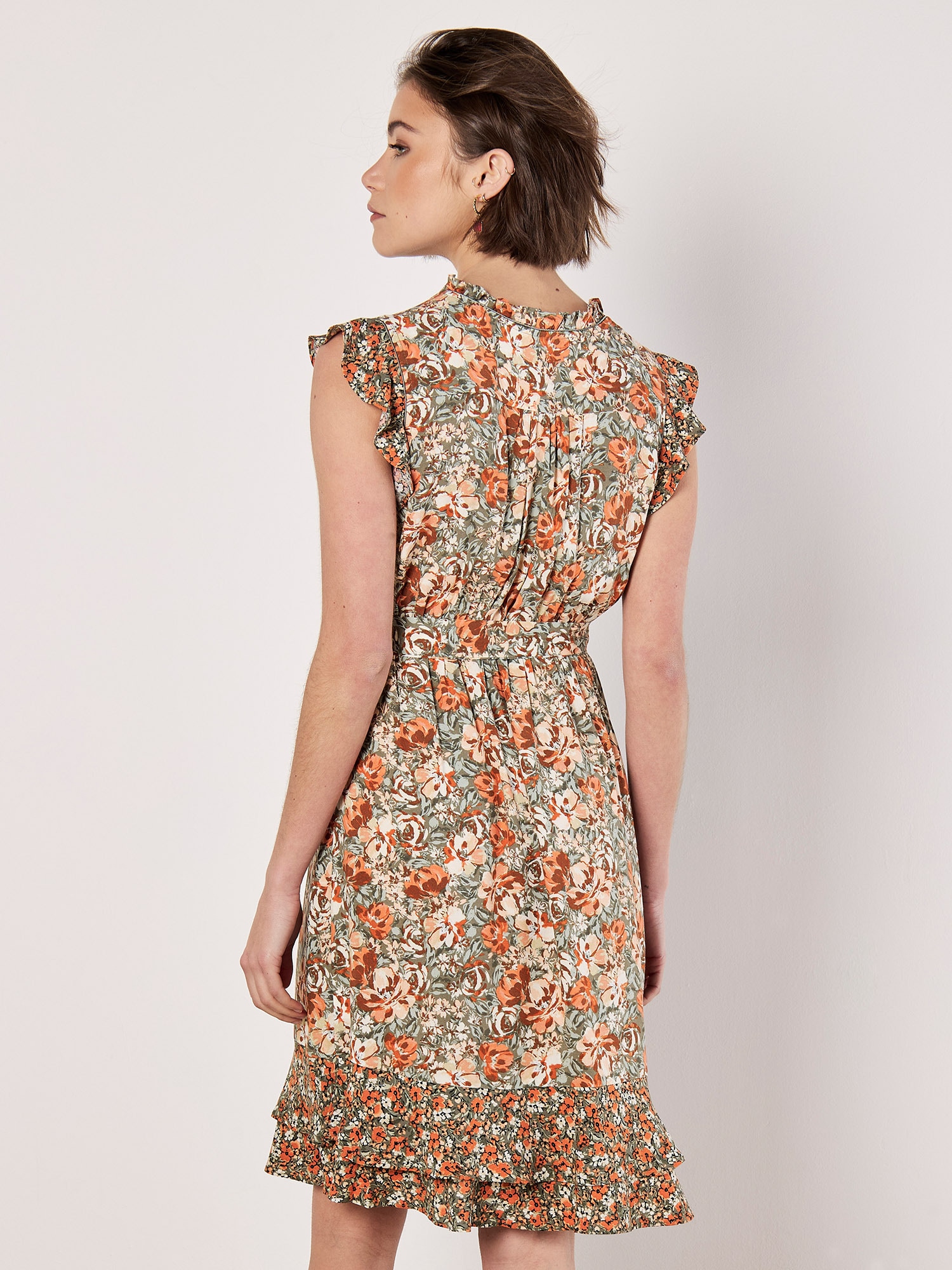 Apricot Minikleid »Minikleid« 2 tlg. mit Rüschen