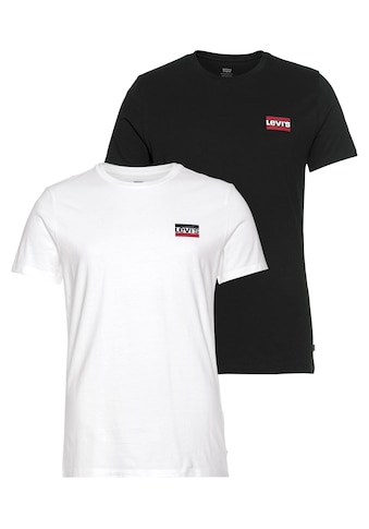 Levi's® T-Shirt, (2 tlg., 2er-Pack), mit Marken-Label kaufen