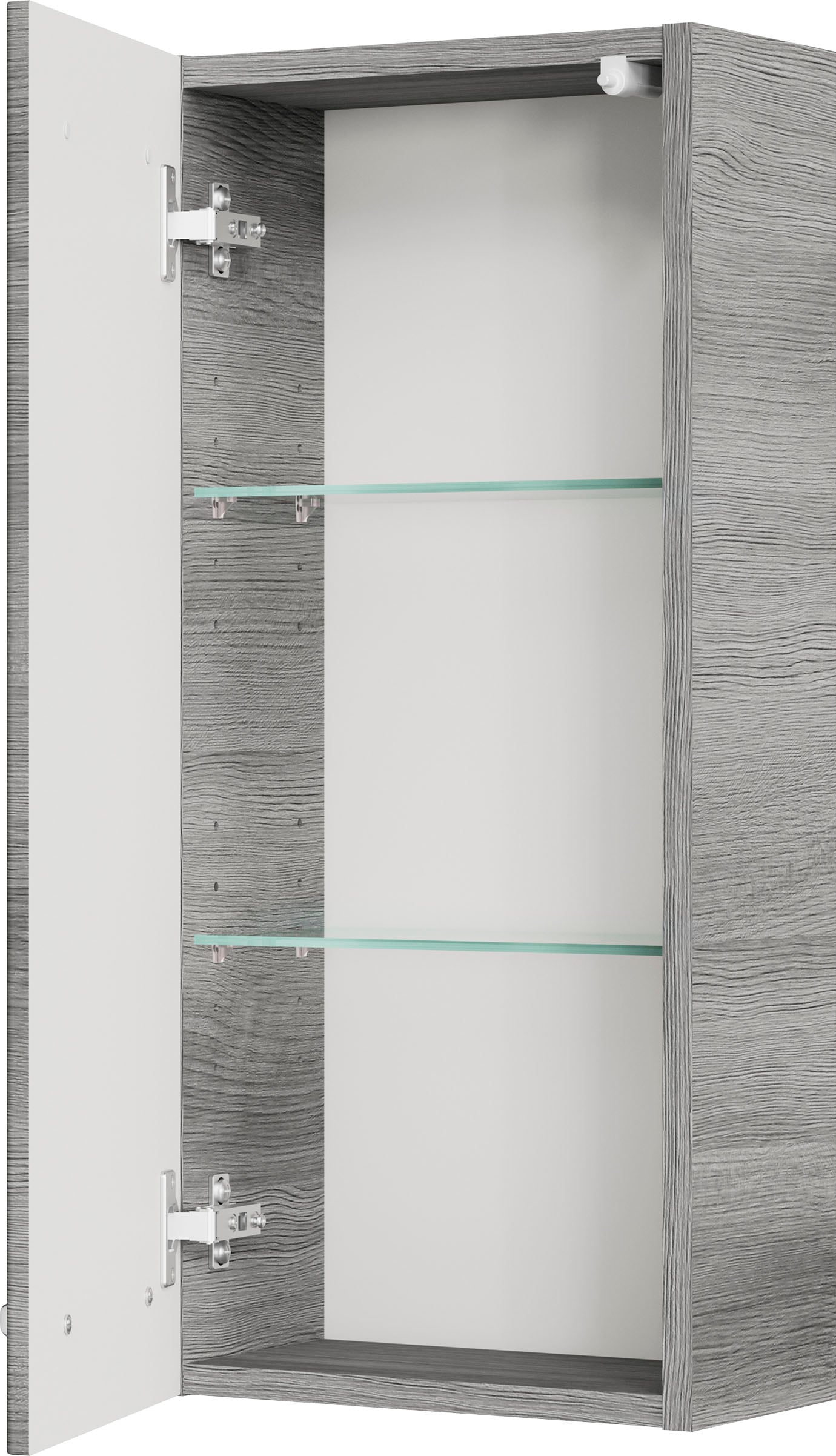 Saphir Badmöbel-Set »Quickset 5-teilig, Mineralmarmor-Waschtisch und LED-Spiegelschrank« 6 Stk. tlg.