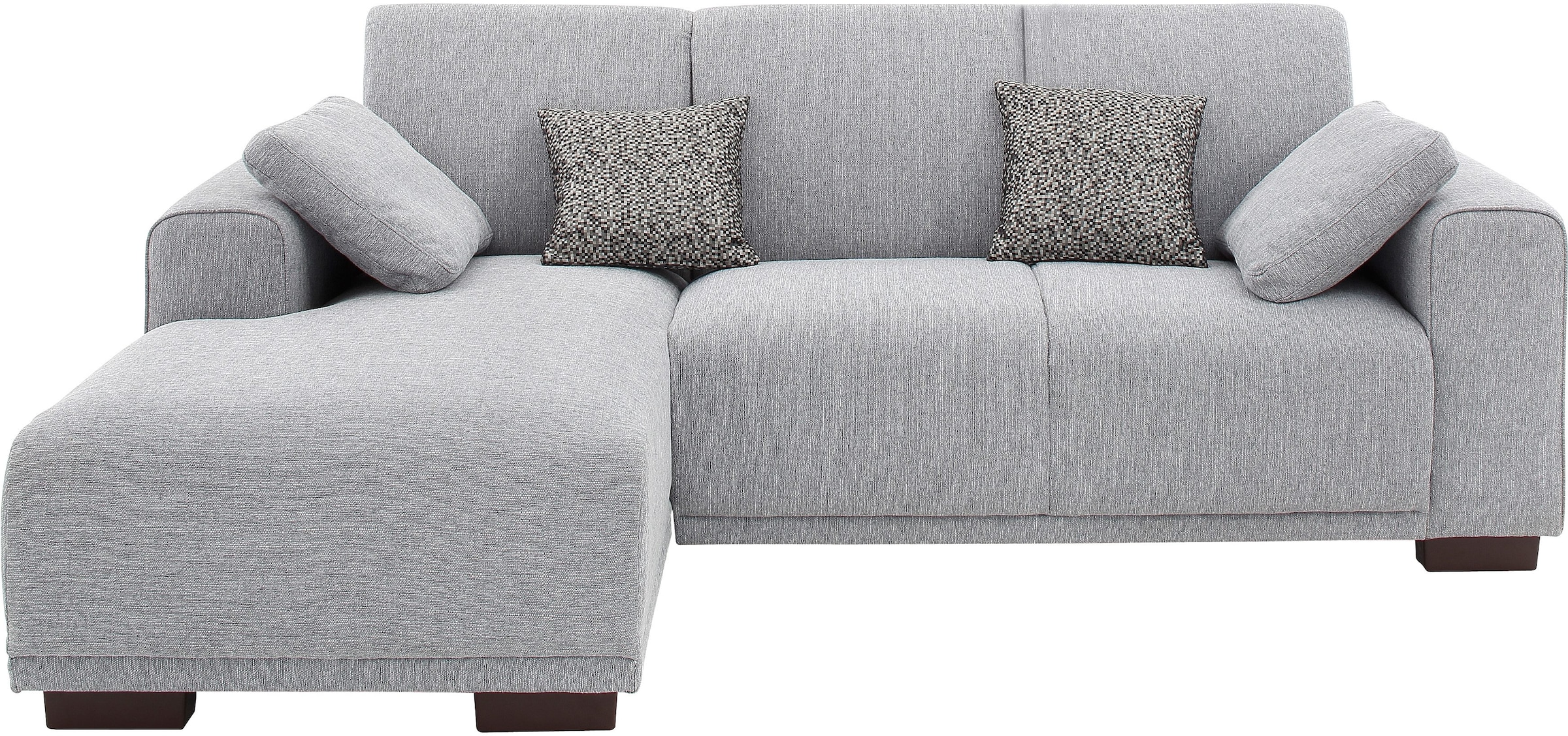 Home affaire Ecksofa »Bornholm incl. 2 Kissen, Stellmaße 234x162 cm L-Form«, Recamiere wahlweise links oder rechts bestellbar