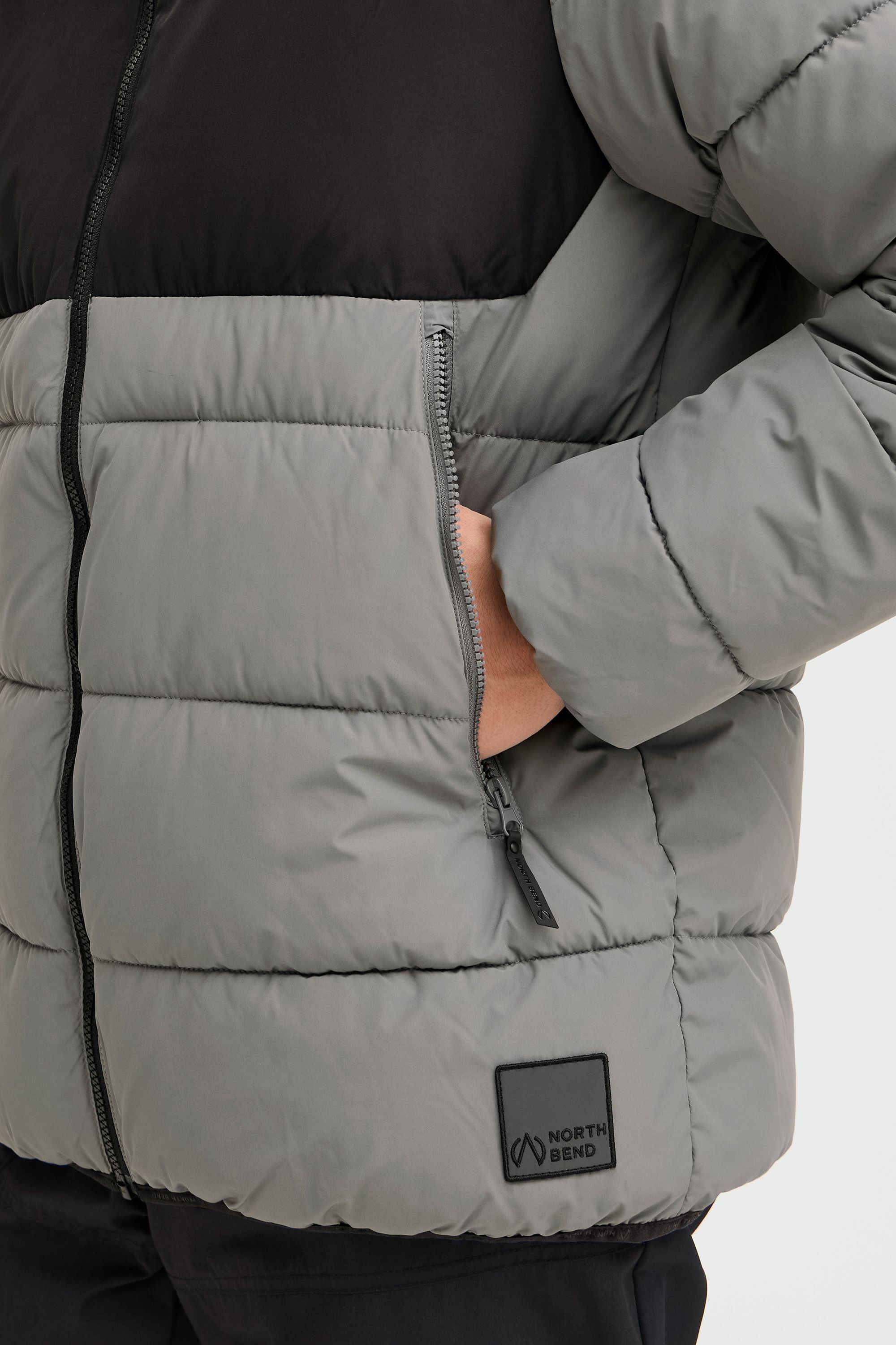 North Bend Steppjacke »Steppjacke NBSareno M«, mit Kapuze