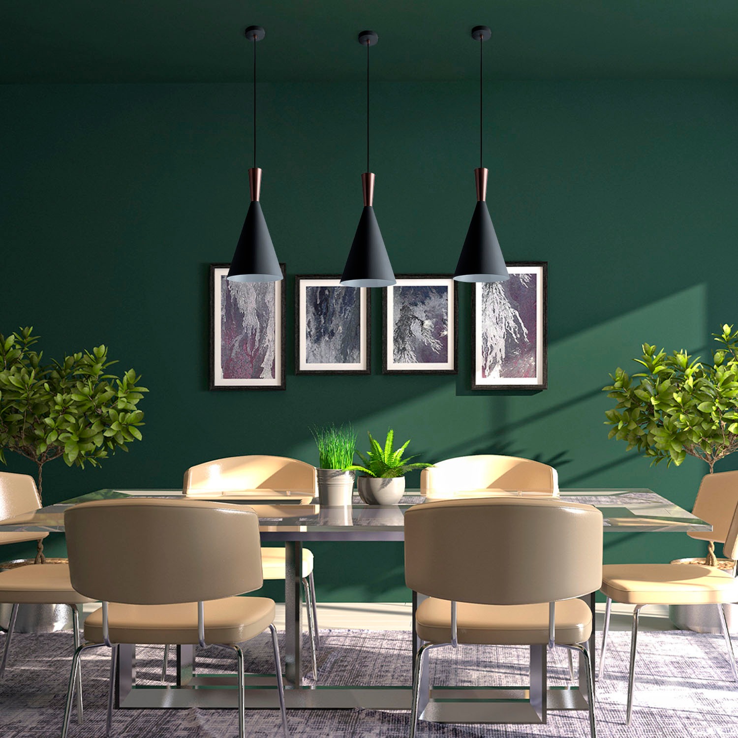 Paco Home Pendelleuchte »JULIET« E27