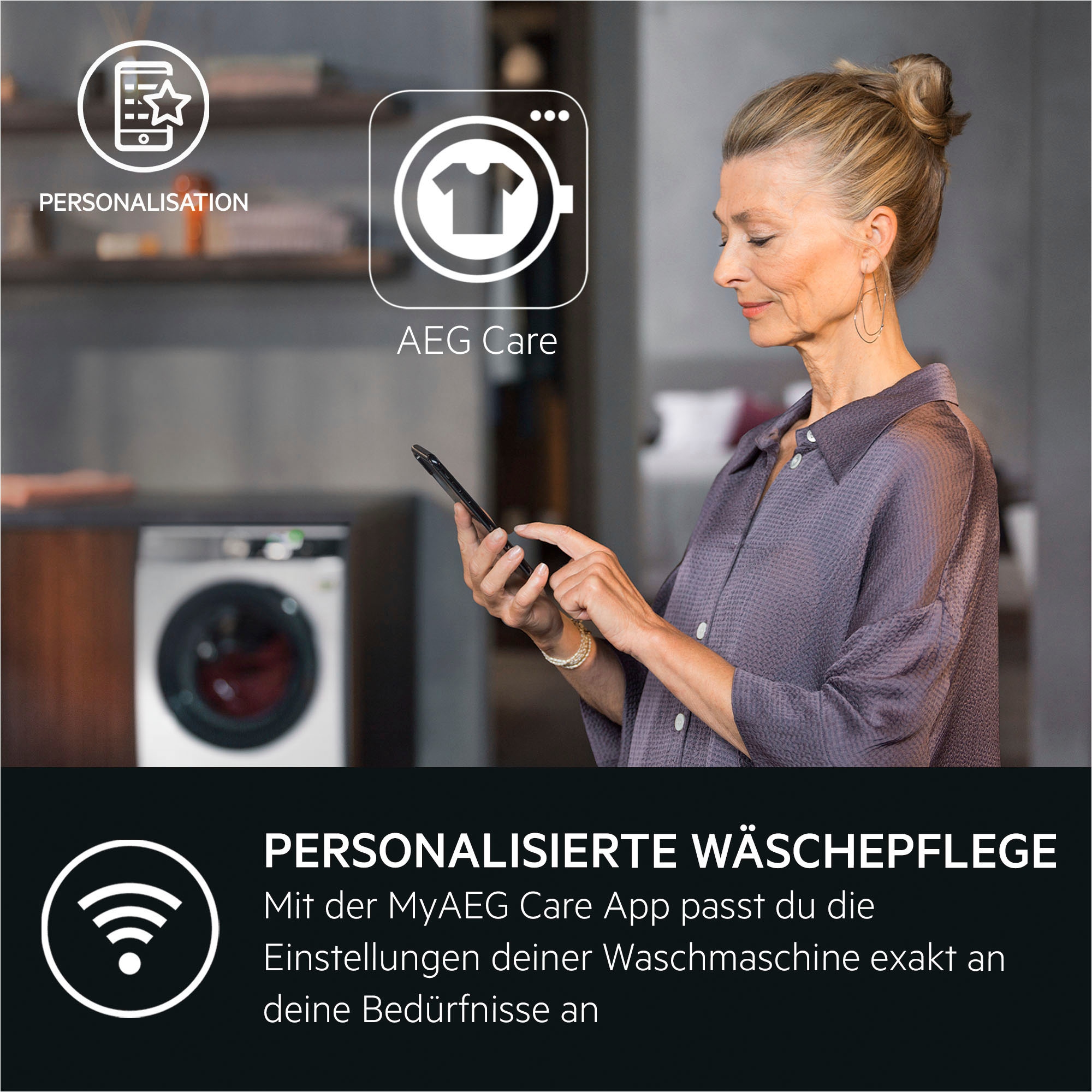 AEG Waschmaschine 9000 Series »LR9W75490 914501215«, 9 kg, 1400 U/min, SoftWater - intergrierte Wasserenthärtung schützt die Textilien & Wifi