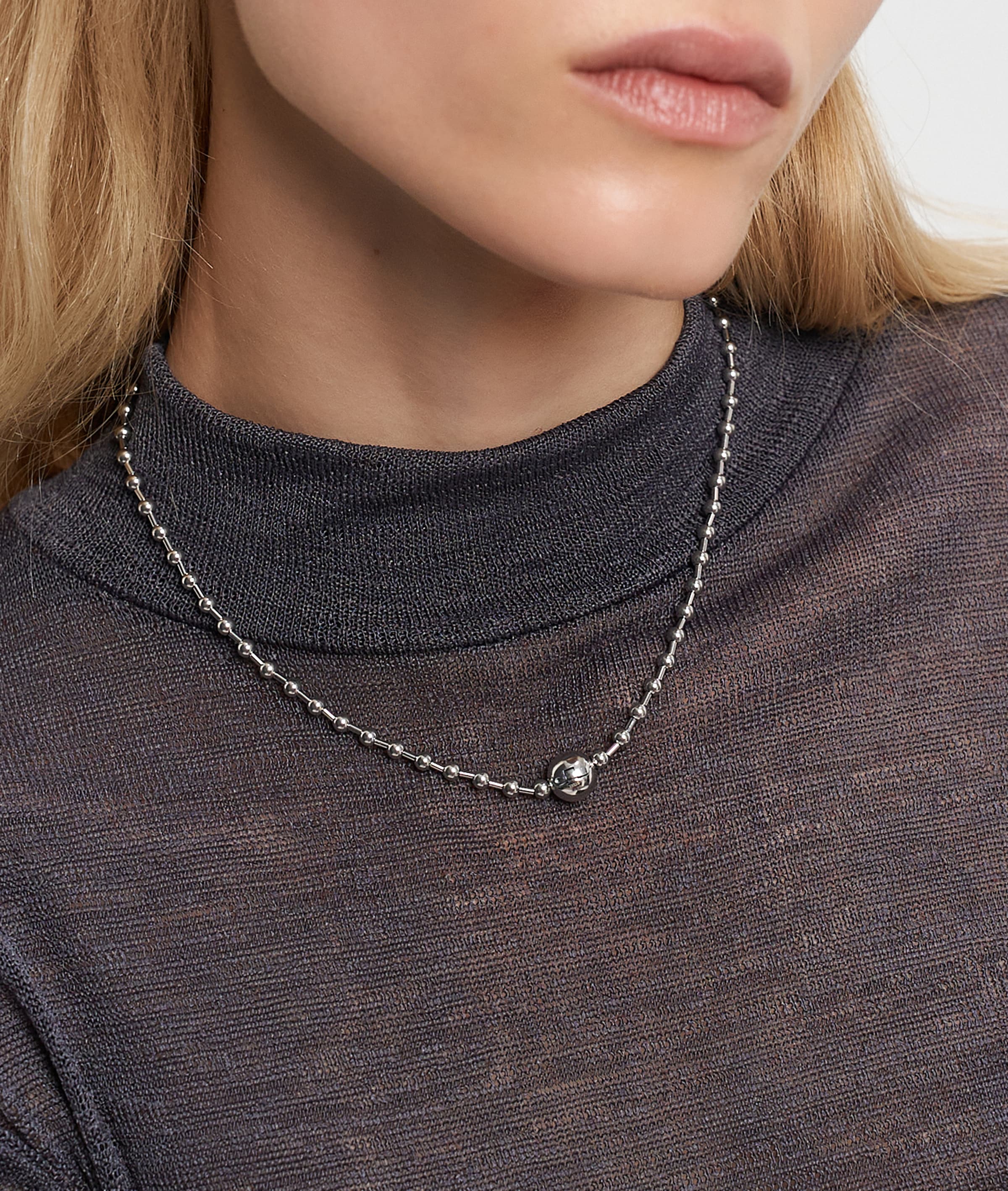 Liebeskind Berlin Edelstahlkette »Schmuck Geschenk Halskette Steel Ball«