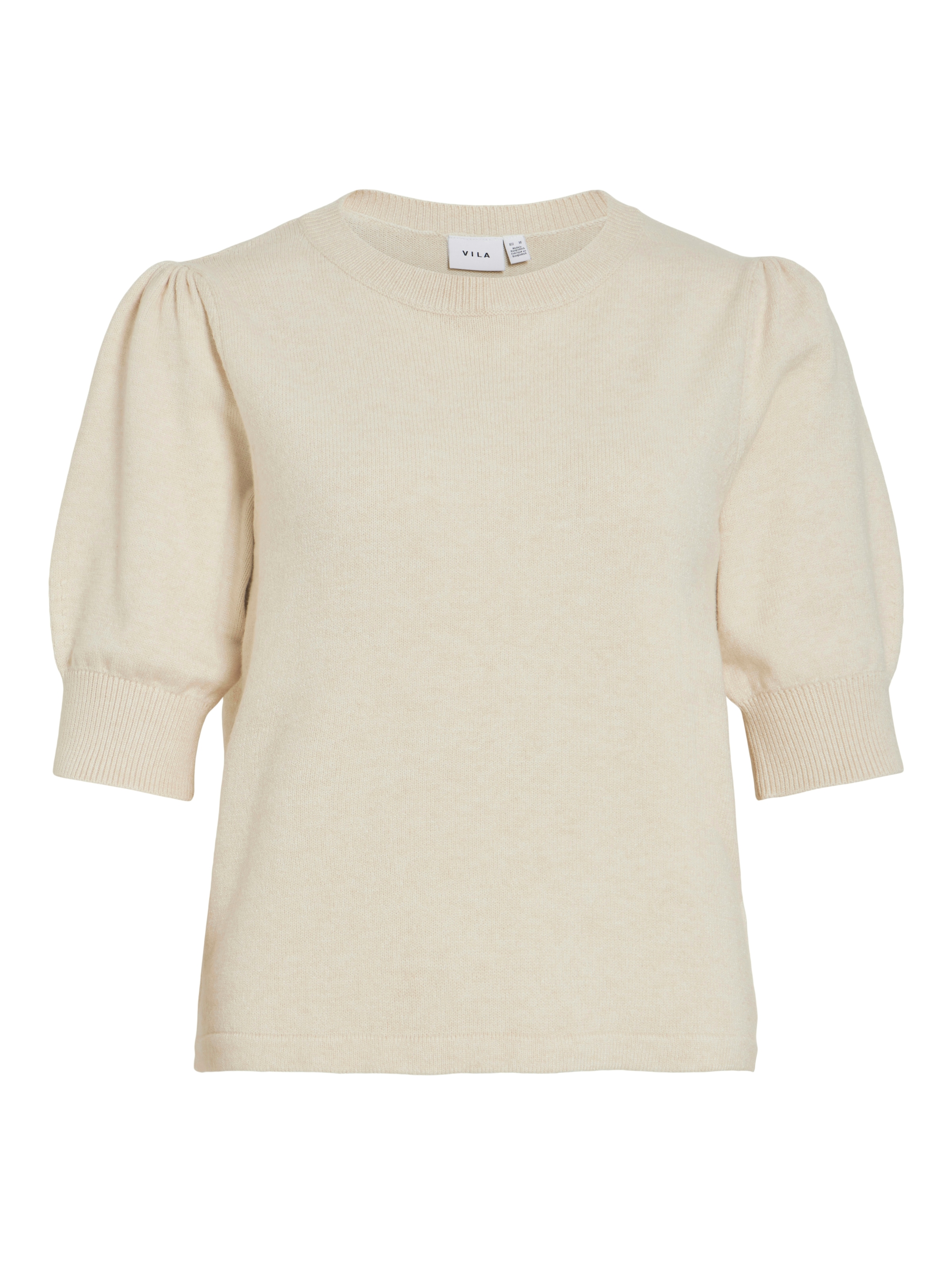 Vila Strickpullover »VIRIL 2/4 SLEEVE O-NECK KNIT TOP - NOOS«