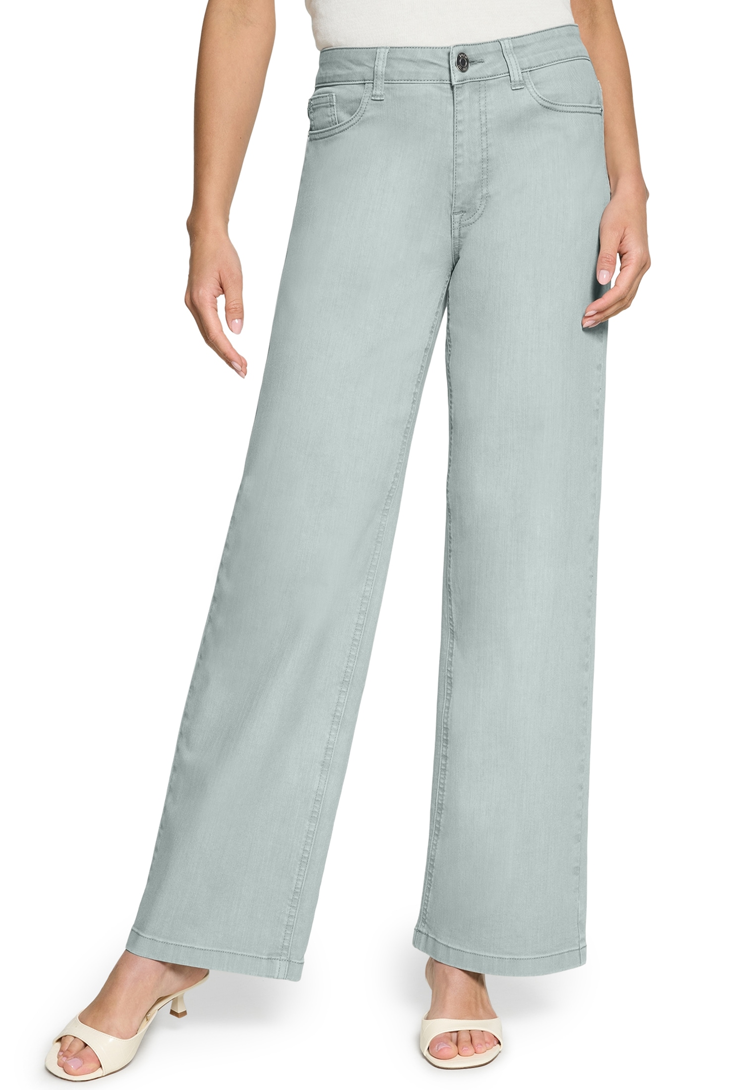 Zero 5-Pocket-Hose »Modern fit Jeans mit weitem Bein Style Witney«
