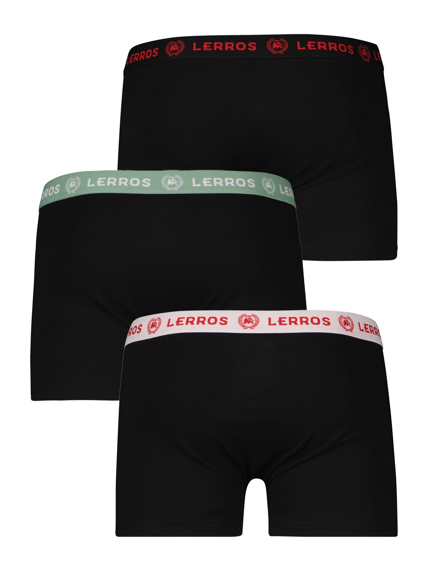 LERROS Boxershorts »Boxershorts 3er Pack Mixed Colours« Unterhosen, Mehrfarbig, Unterwäsche, 3 Stück, Baumwoll-Elasthan-Mix