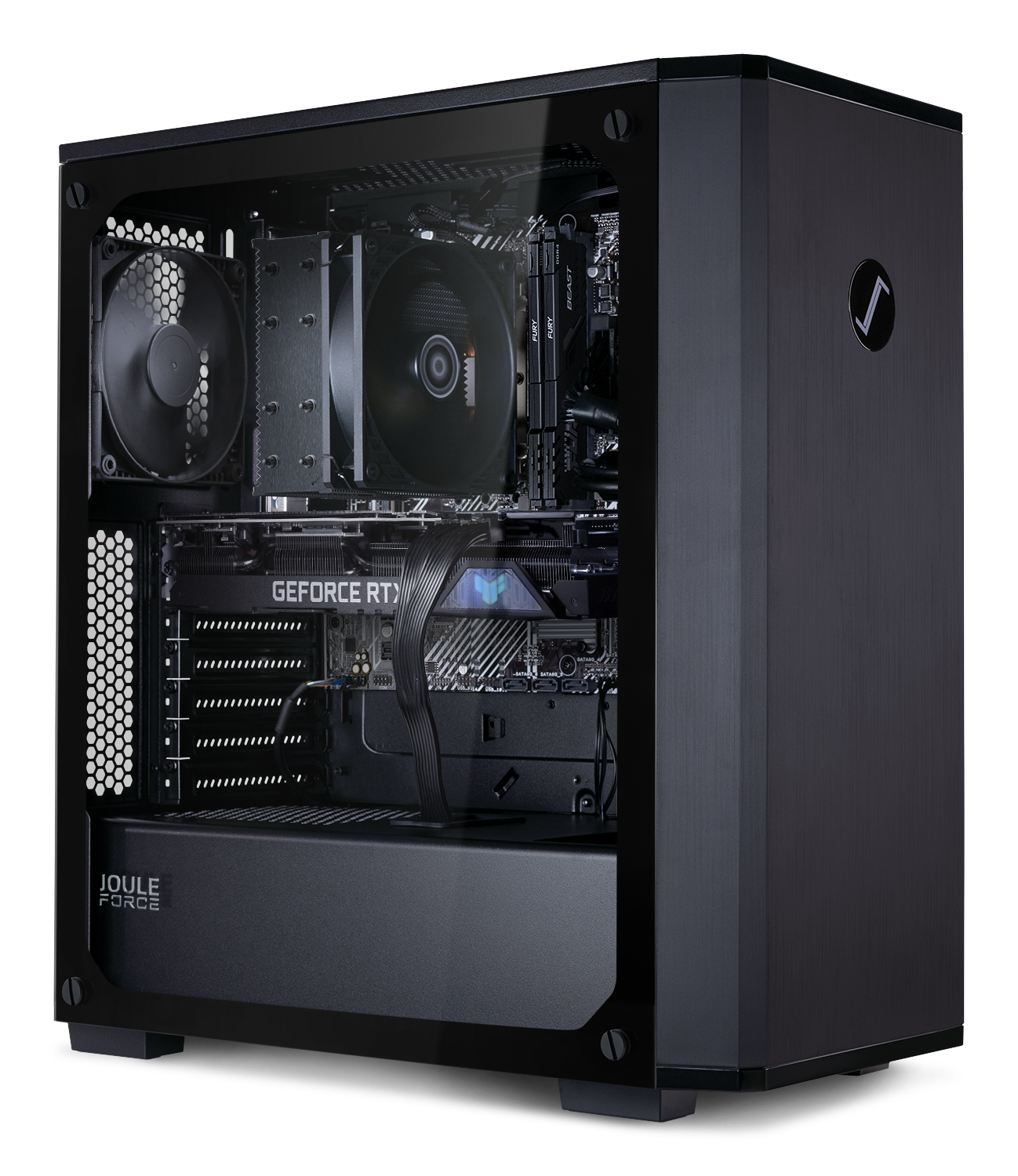 Joule Performance Gaming-PC »Gaming PC RTX4060 I3 16GB 1TB L1127412«, Luftkühlung