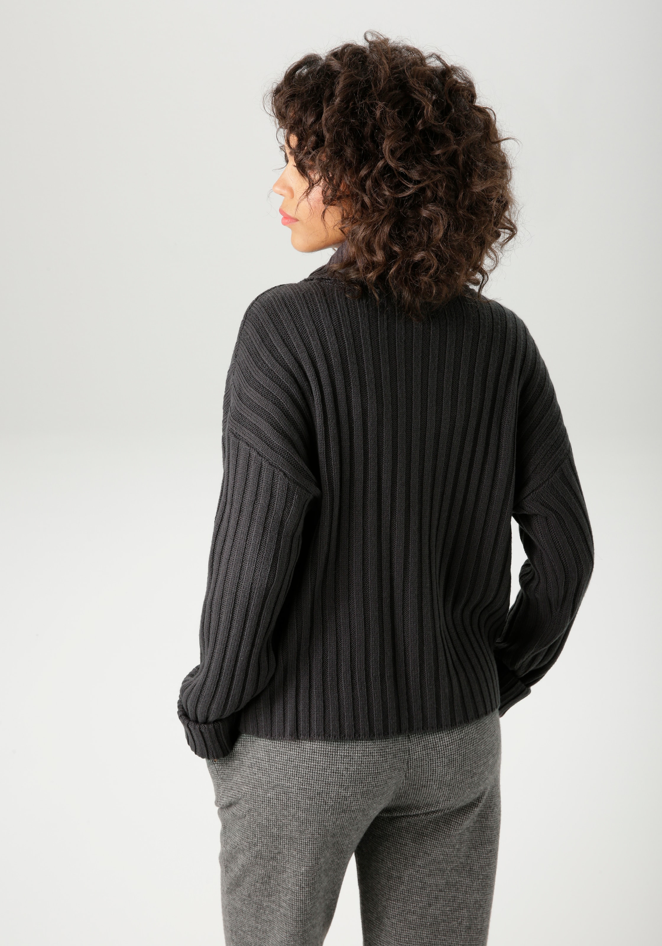 Aniston CASUAL Strickpullover, in Streifen-Optik - NEUE KOLLEKTION