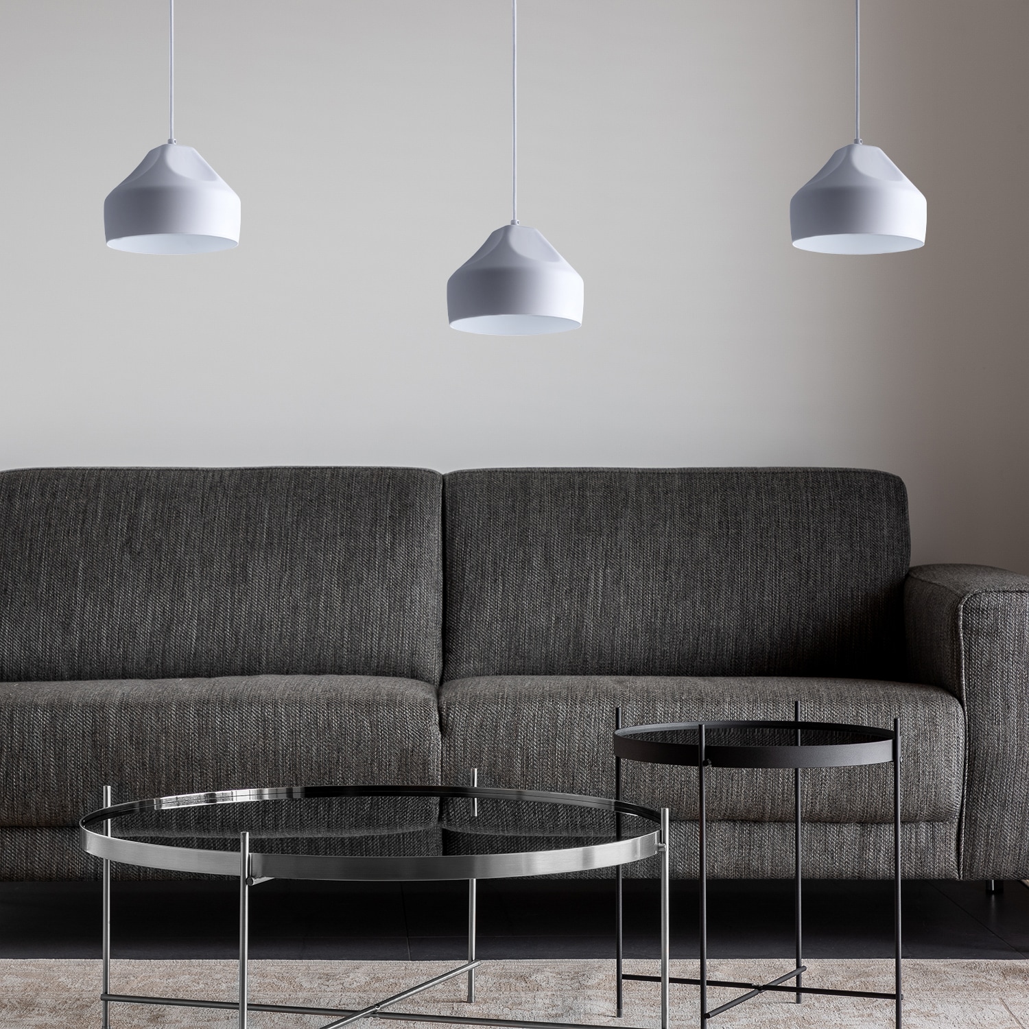 Paco Home Pendelleuchte »HURLEY U« E27 Hängelampe Esszimmer Küchenlampe Hängend Esstischlampe Innen Gold