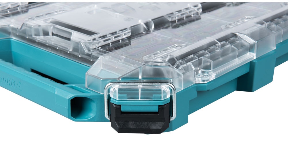 Makita Werkzeugbox »MAKTRAK Organizer flach M »P-91051« 8,14L, 11 Organizer-Behälter« Effizientes Be- und Entladen mit dem MAKTRAK Koffer Sortiment