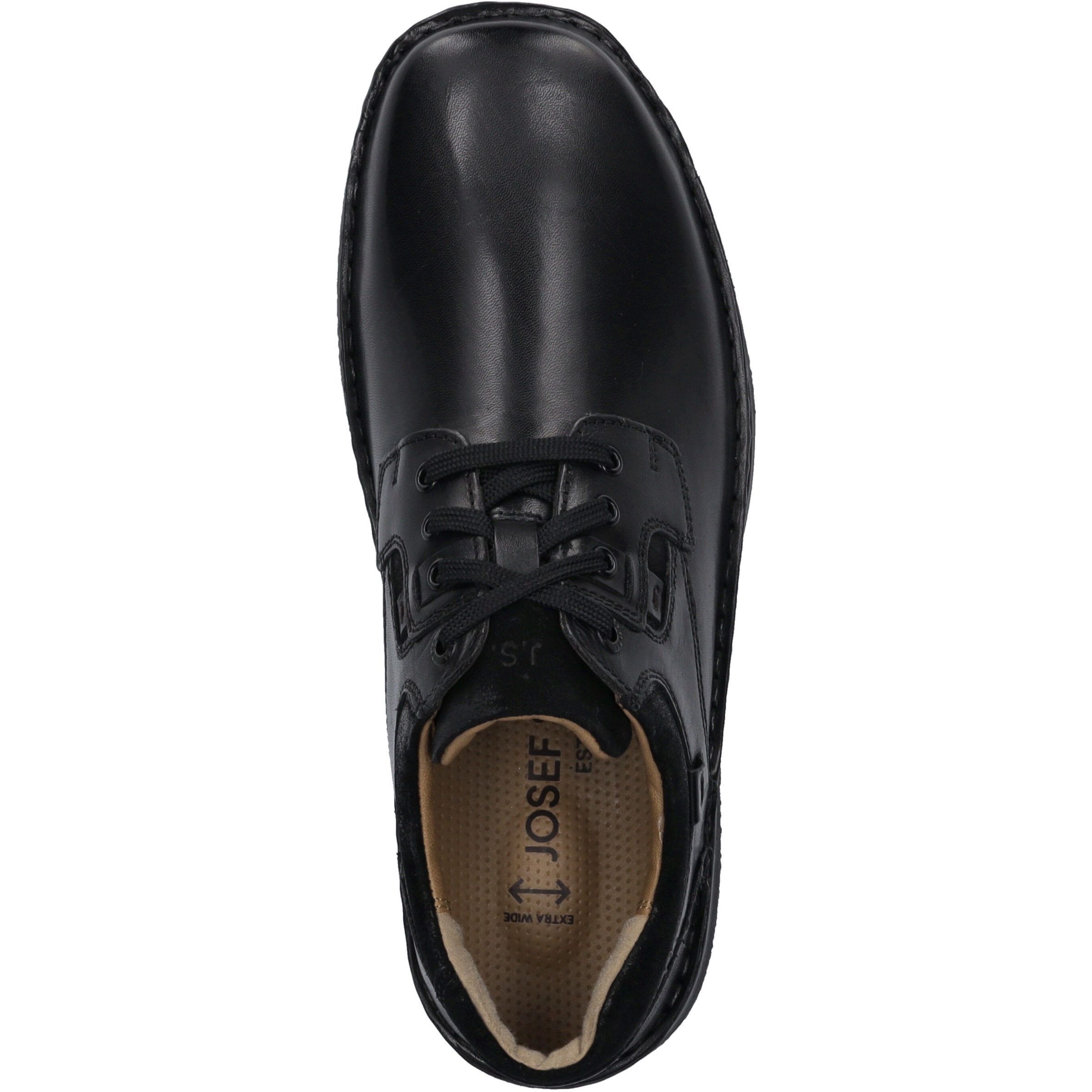 Josef Seibel Schnürschuh »Anvers 36, schwarz«