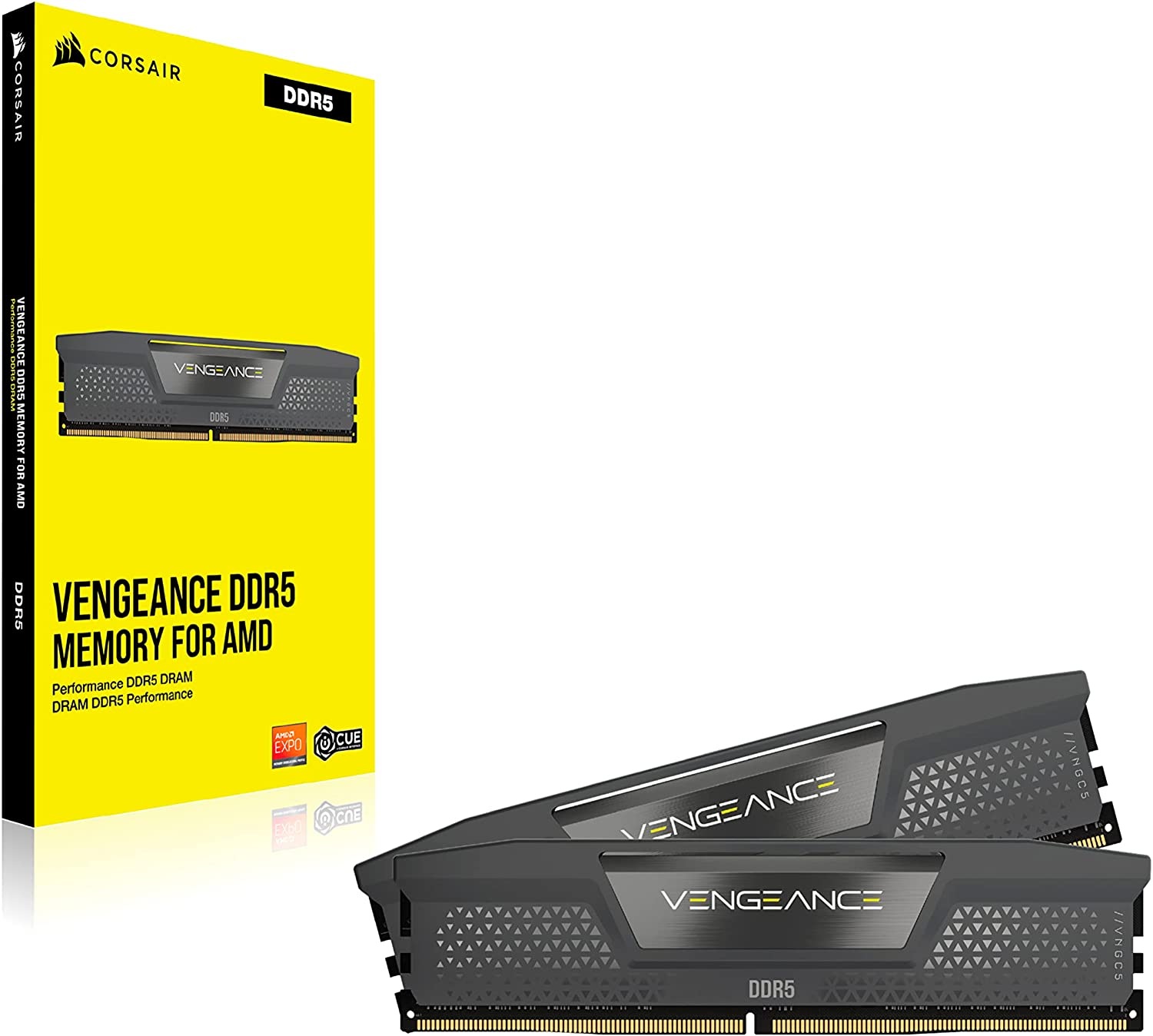 Corsair Arbeitsspeicher »VENGEANCE DDR5 5200«, - auf AMD Ryzen AM5-Systeme zugeschnitten
