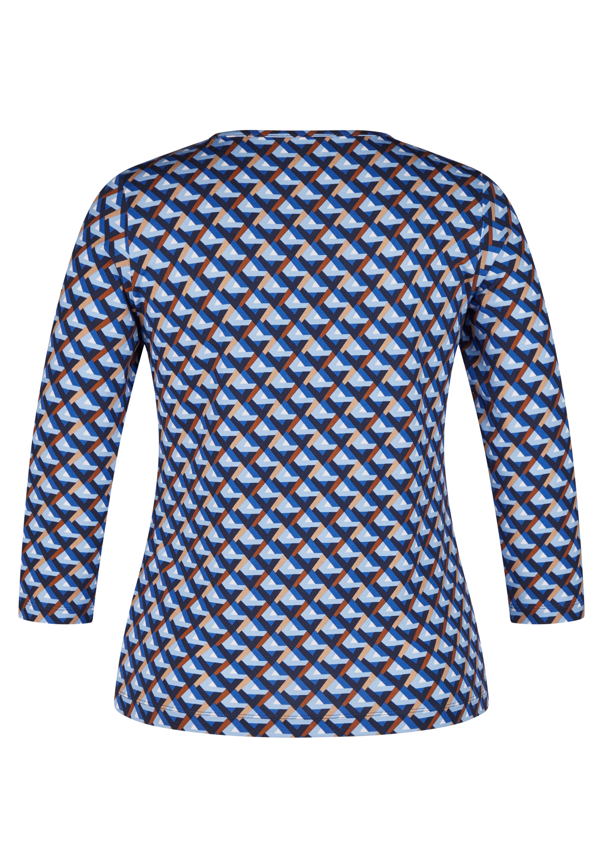 Rabe 3/4-Arm-Shirt, mit grafischem Muster