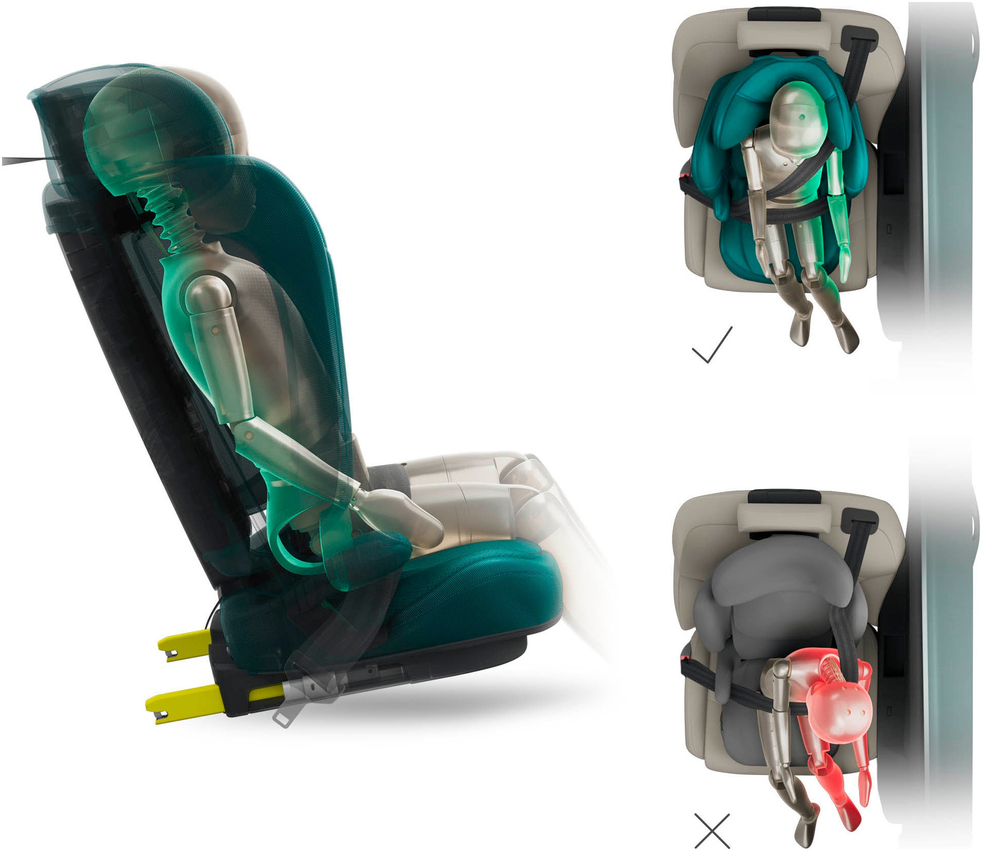Kinderkraft Autokindersitz »UNITY 2 I-Size« Klasse II / III (15-36 kg)