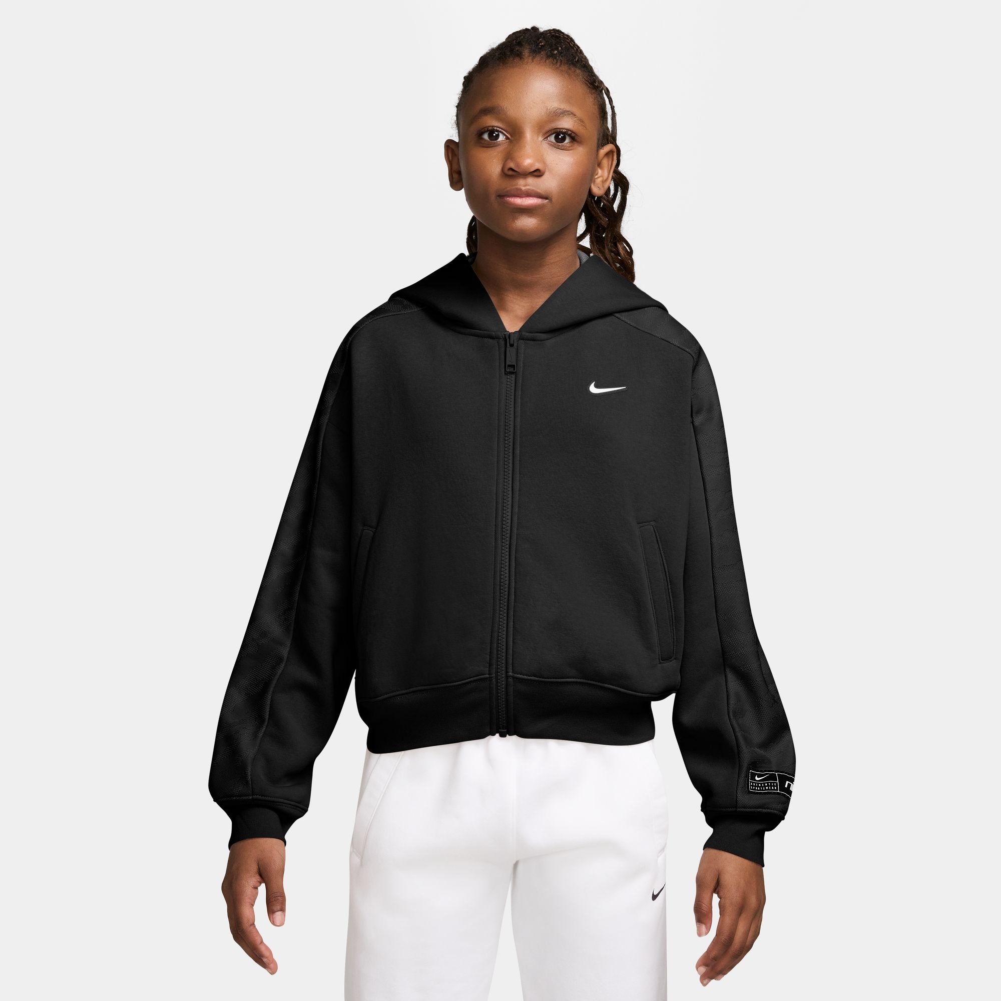 Nike Sportswear Sweatshirt »Nike Sportswear Big Kids' (Girls') Fleece Long-Sleeve Top«, für Kinder und Jugendliche, sportlicher Stil, mit weichem Fleece
