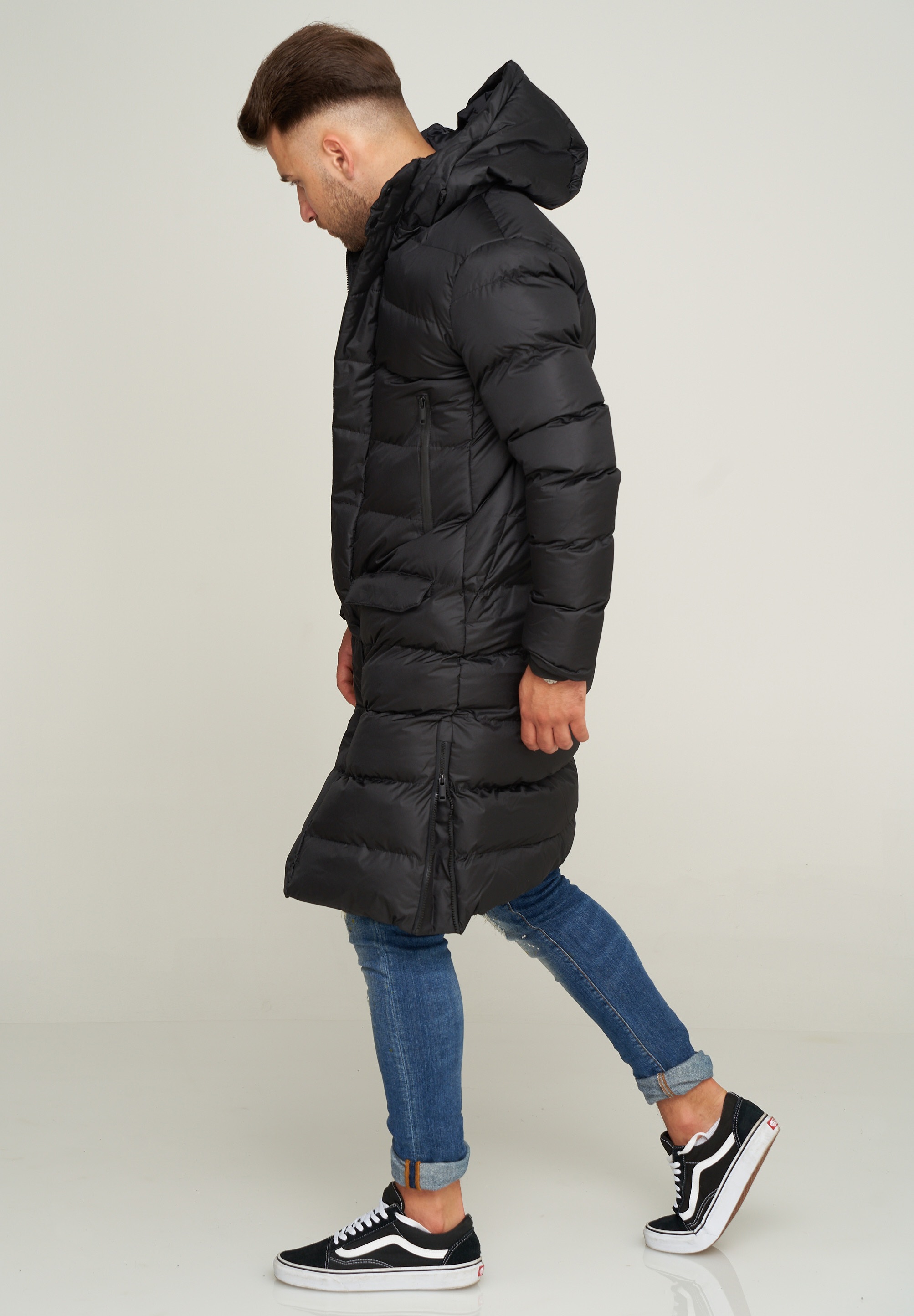 SOULSTAR Parka »Winterjacke als Langer Steppmantel - Winterparka«
