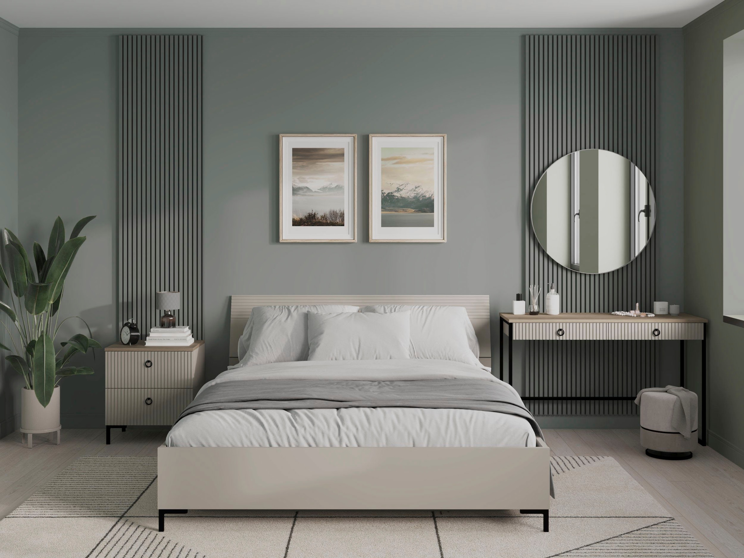 Home affaire Konsolentisch »Luminara« 1 Stk. tlg. Flurtisch mit 2 Soft-Close Schubladen - 119/45/76 cm