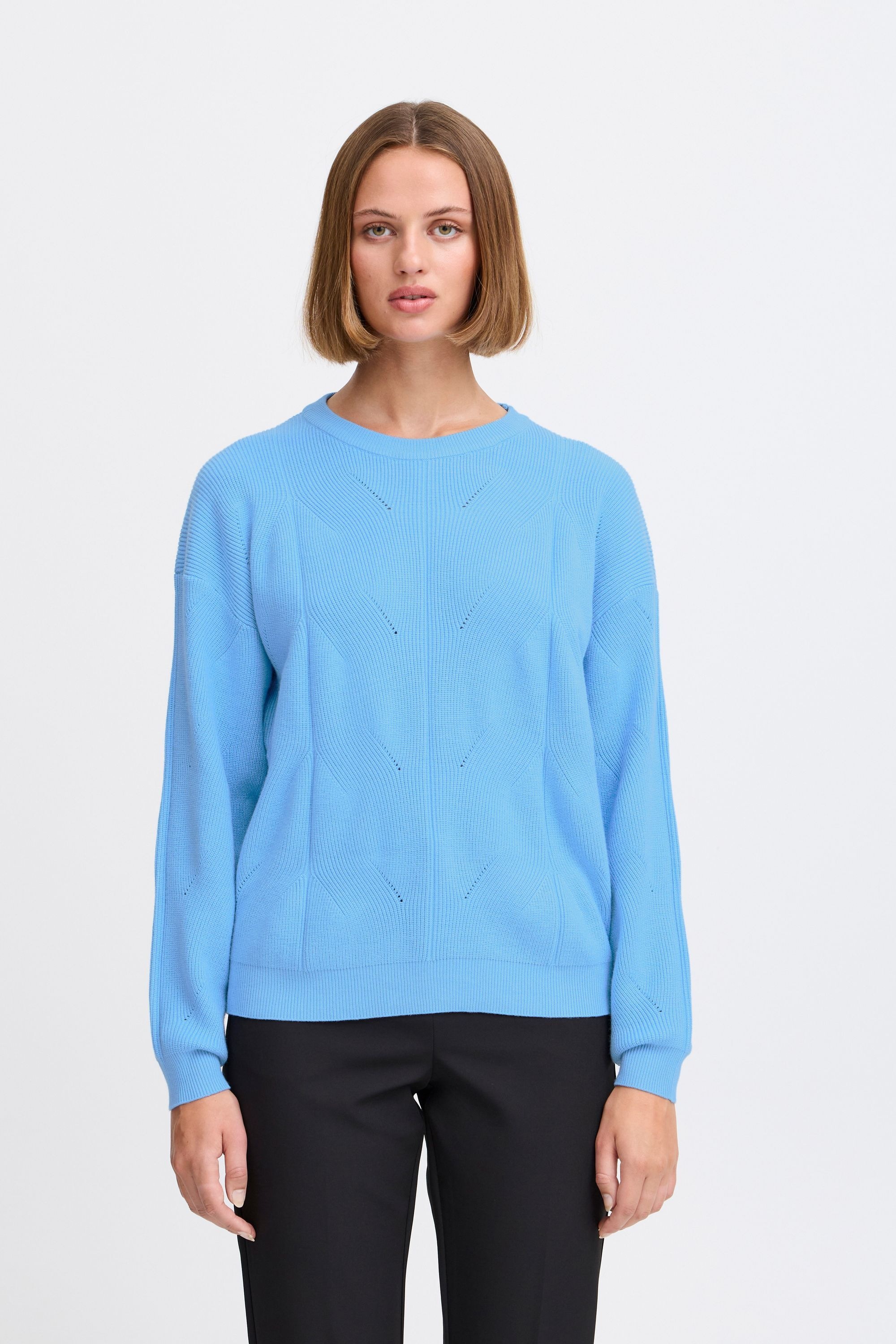 Ichi Strickfleece-Pullover »Strickpullover IHBoston«